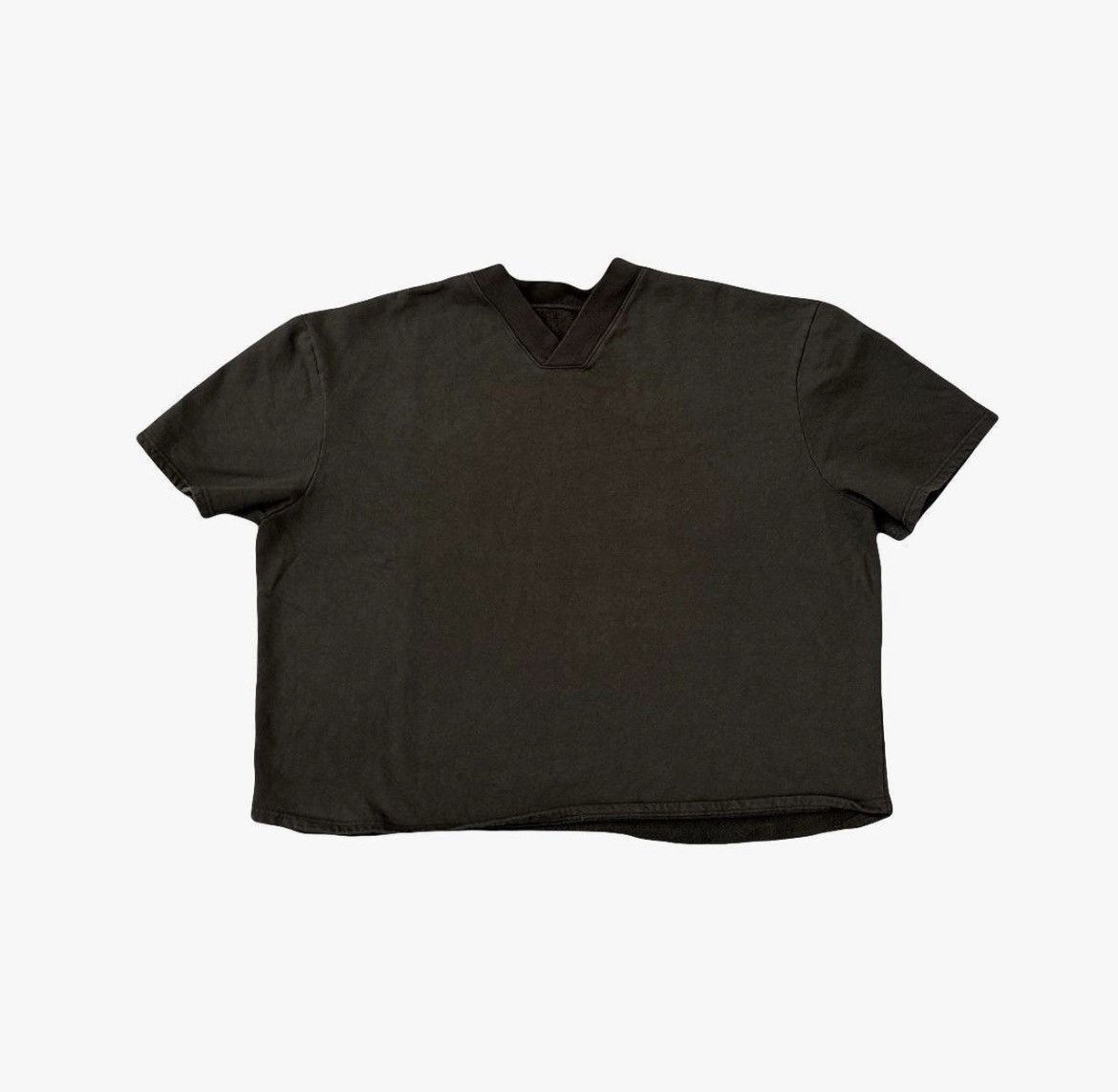 image of Yeezy Season Free Larry Hoover Baseball Tee Sample in Brown, Men's (Size Large)