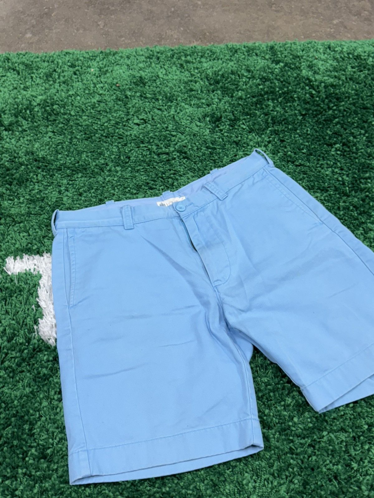 J.Crew J.Crew Ice Glacier Blue Chino Shorts 7 Inch Inseam 33 Size US 33 - 2 Thumbnail