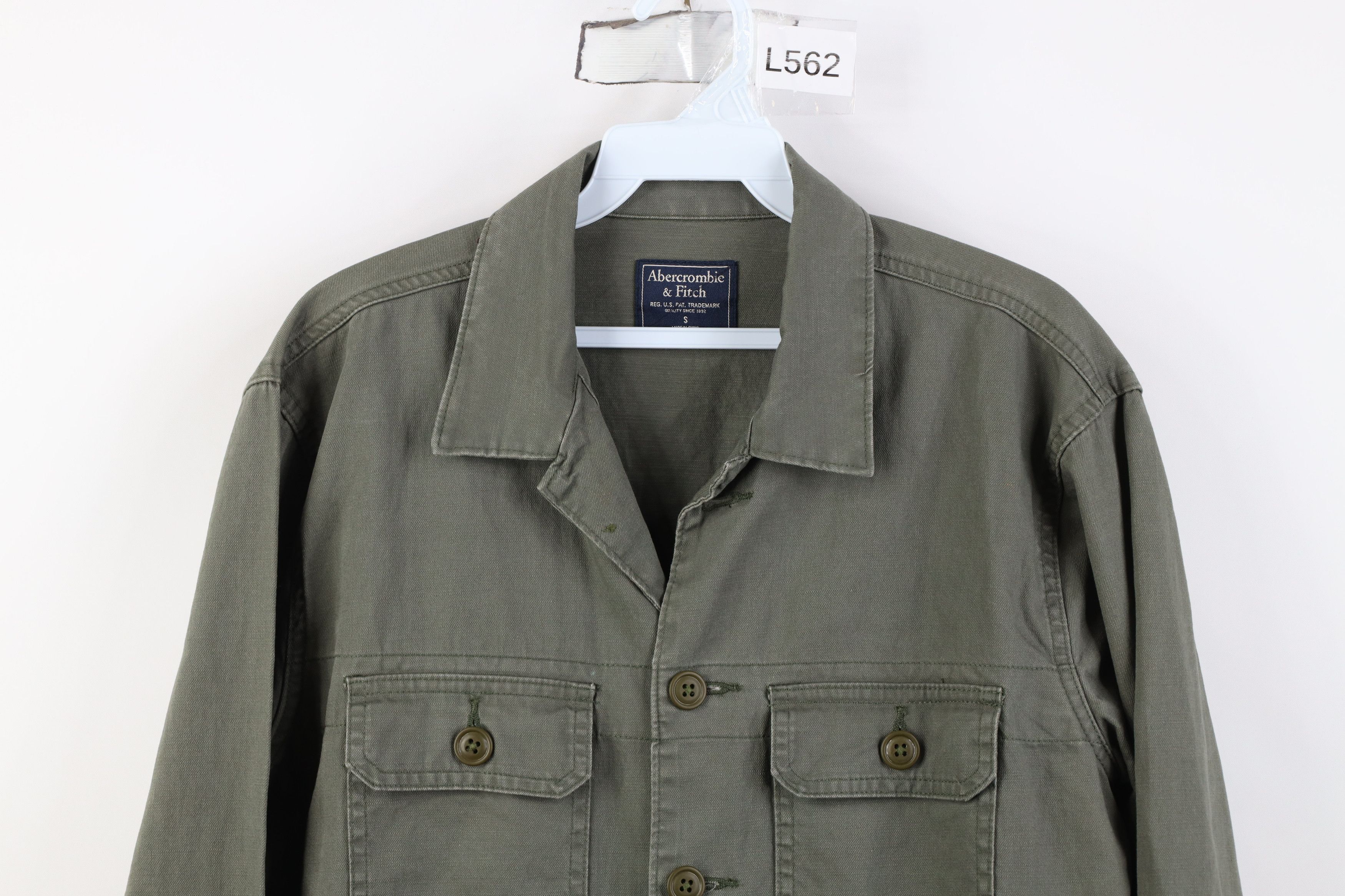 Abercrombie & Fitch Vintage 90s Y2K Abercrombie & Fitch Military Shirt Jacket Size US S / EU 44-46 / 1 - 2 Thumbnail