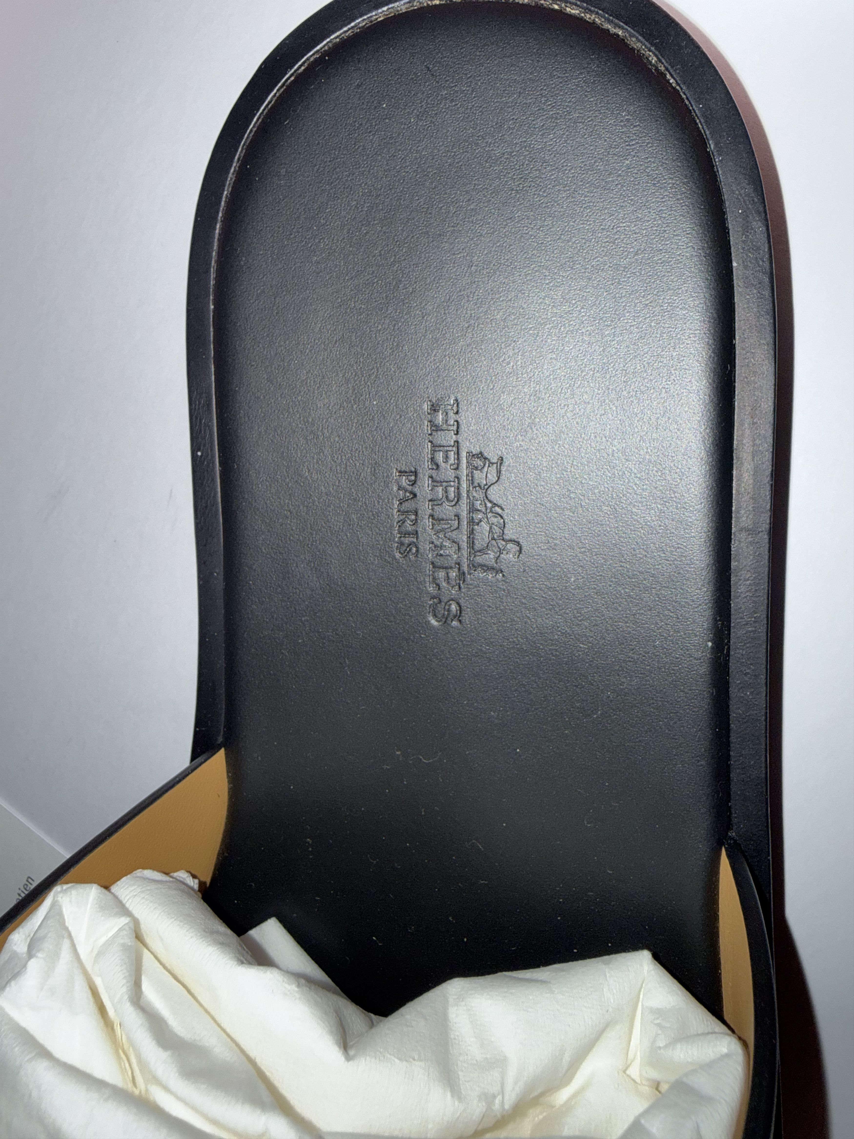 Hermes Hermes Izmir Black Calfskin Sandals Size US 9 / EU 42 - 17 Thumbnail