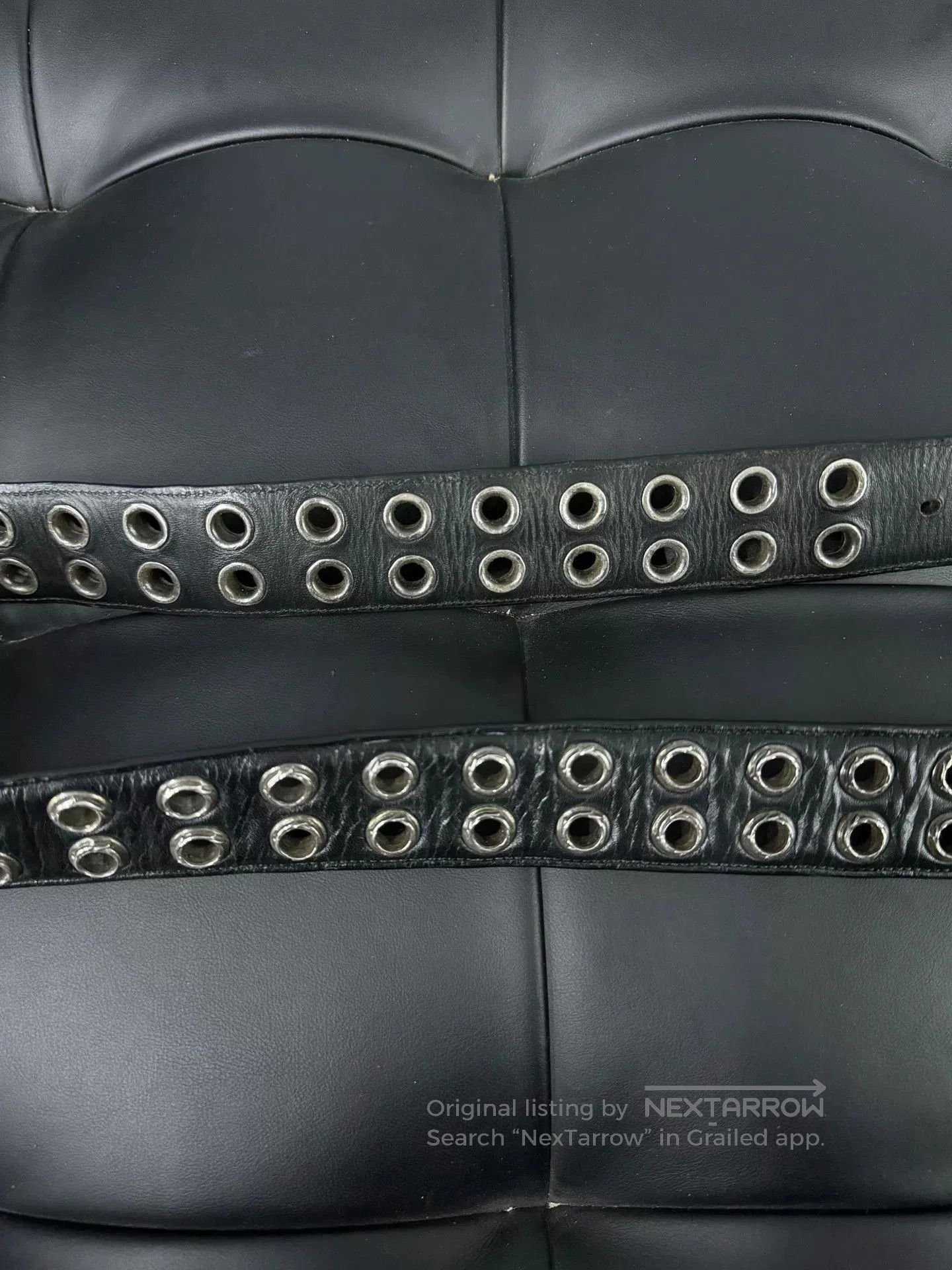 Chrome Hearts Chrome Hearts Punctured Belt with Silver Studs. Size ONE SIZE - 4 Thumbnail