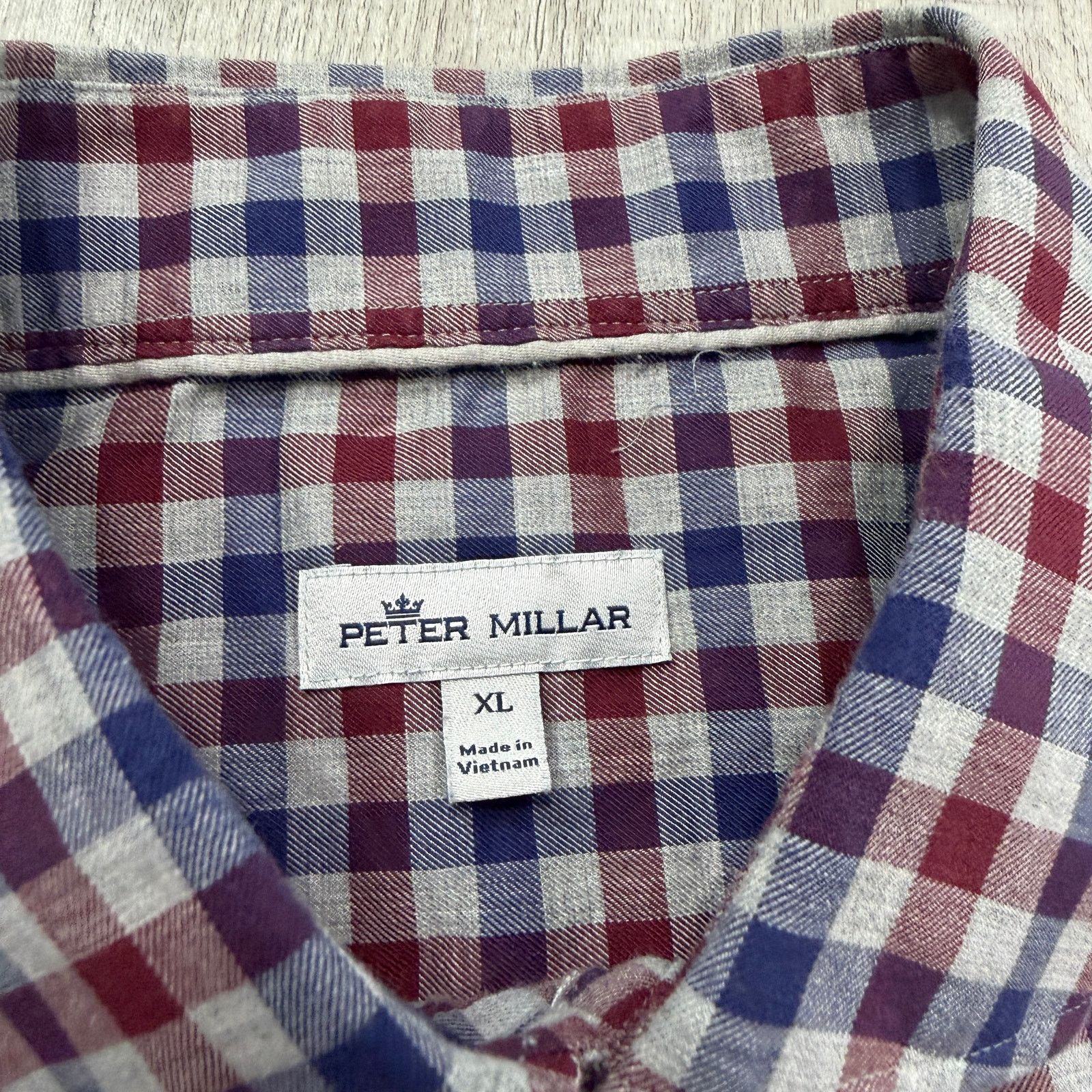 Peter Millar Peter Millar Crown Dunbritton Cotton Sport Shirt Men's XL Size US XL / EU 56 / 4 - 4 Thumbnail