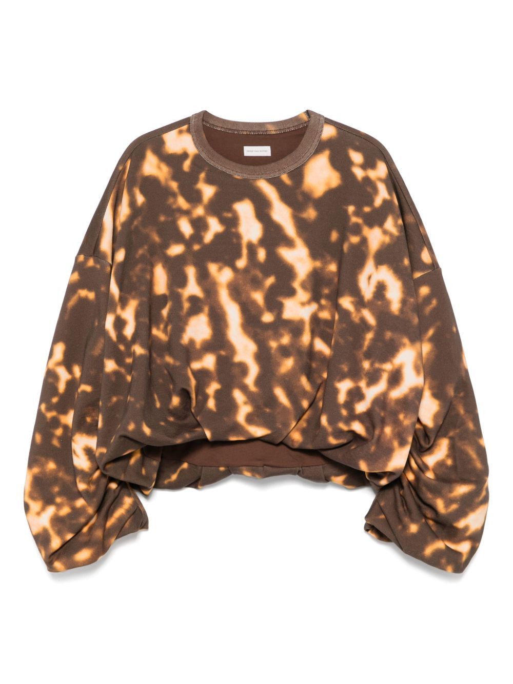 Dries Van Noten HANNET PRINTED COTTON SWEATSHIRT Size XS / US 0-2 / IT 36-38 - 1 Thumbnail