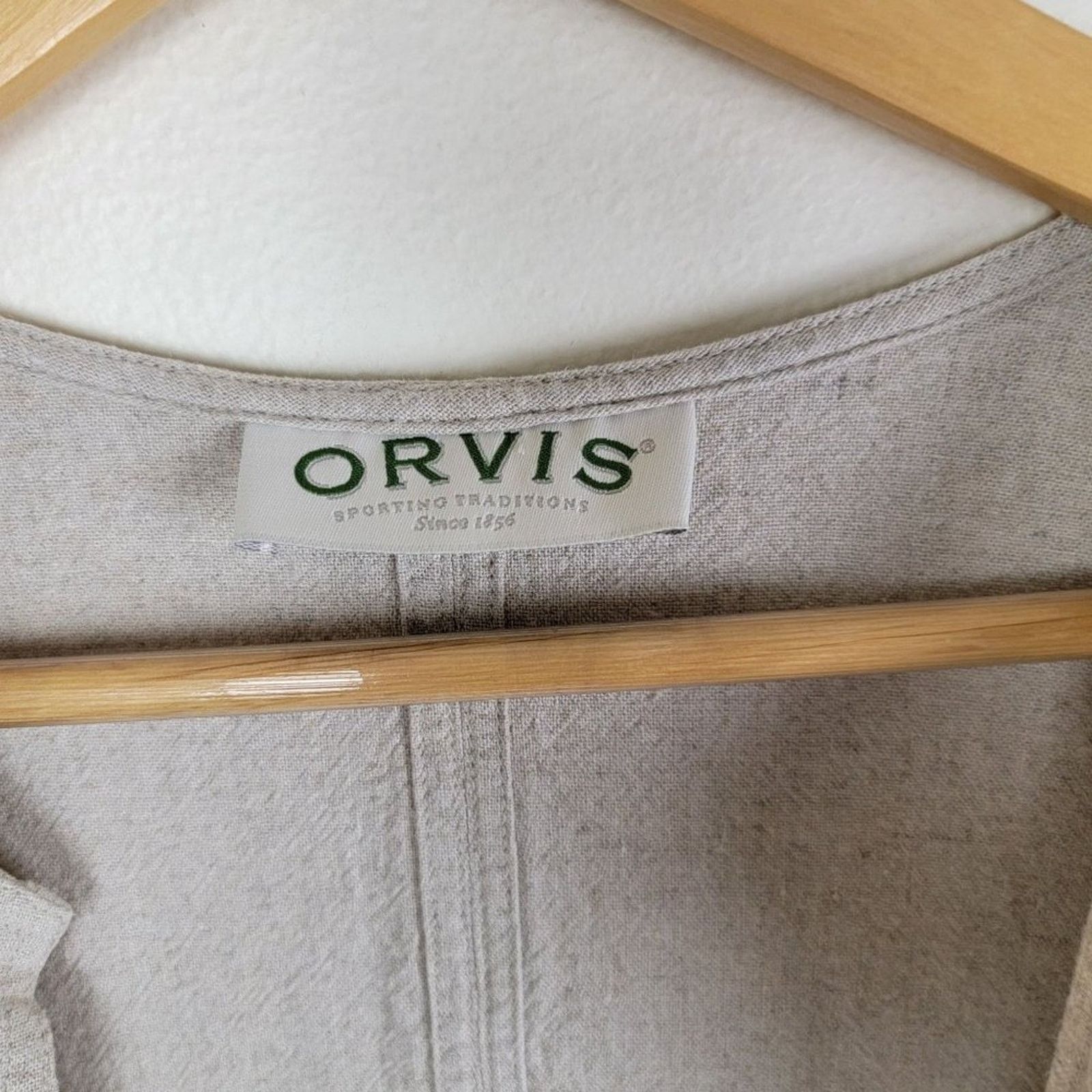 Orvis Orvis Womens Performance Crinkled Linen Open Cardigan Size L / US 10 / IT 46 - 3 Thumbnail