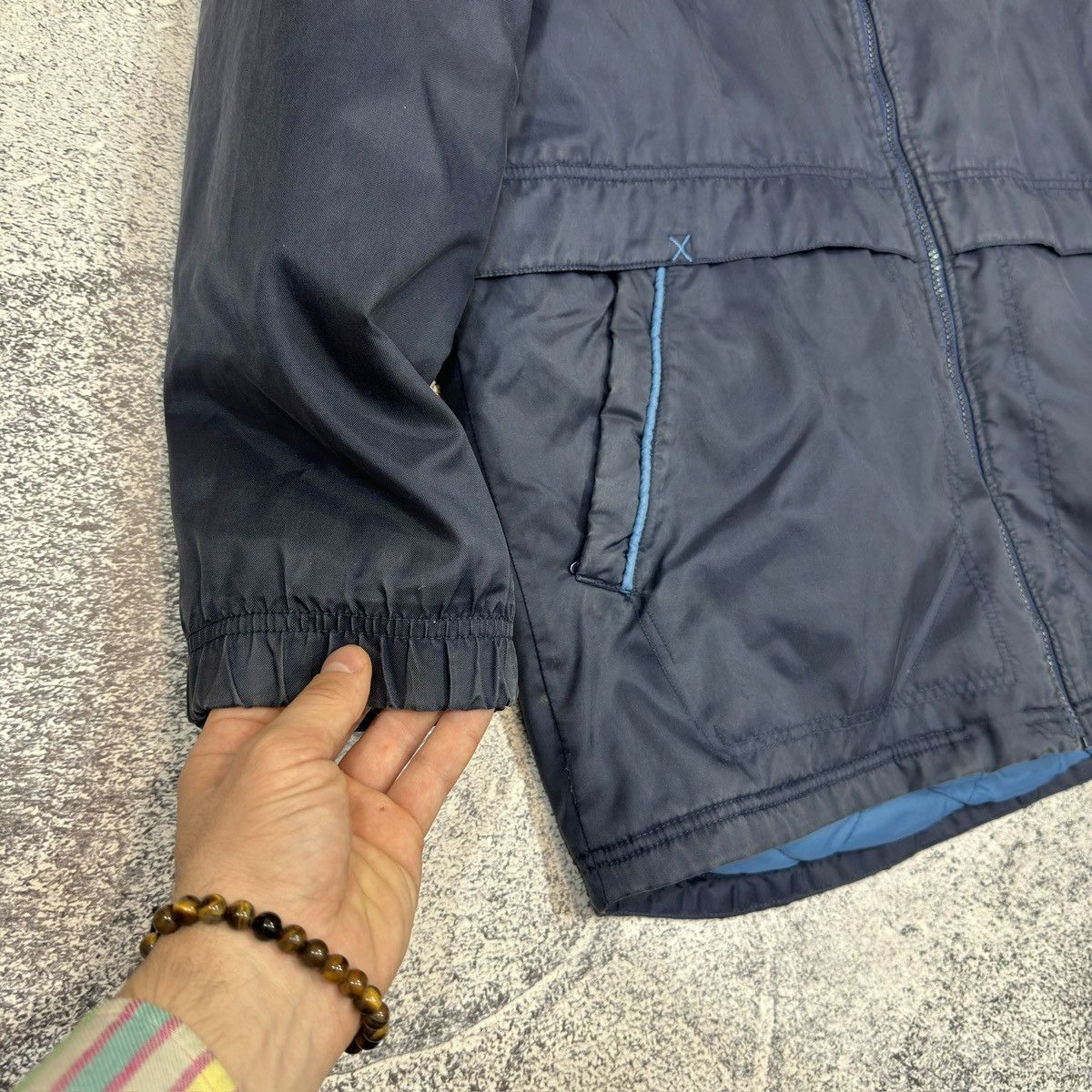 Nike × Vintage Vintage Nike Navy Jacket M size Size US M / EU 48-50 / 2 - 3 Thumbnail