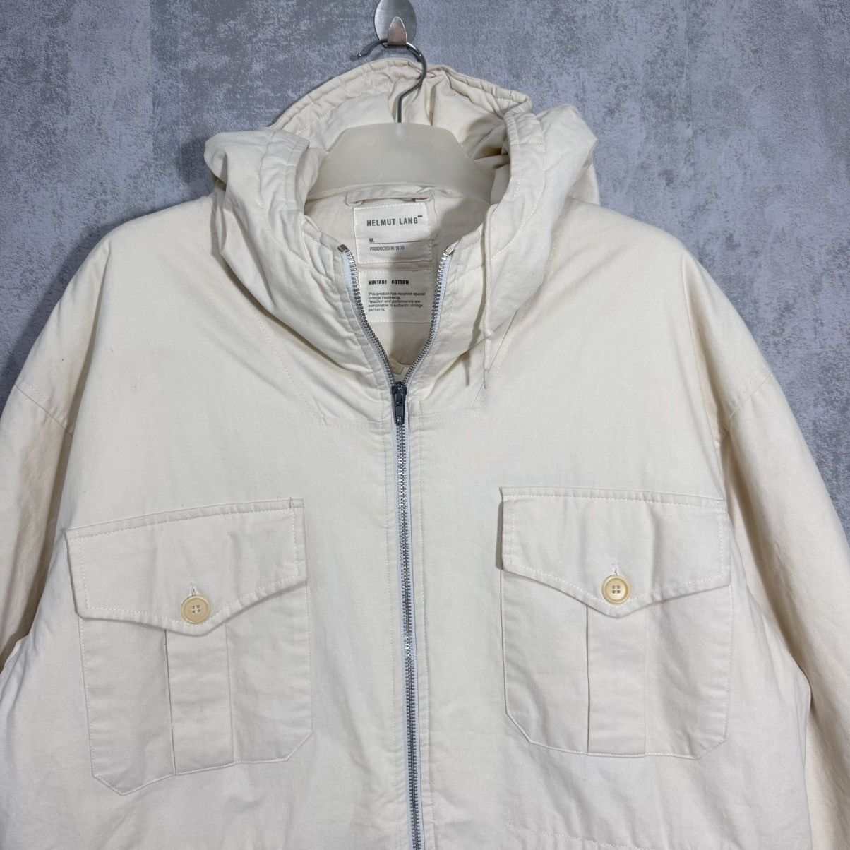 Helmut Lang Vintage Helmut Lang 1999 Size 44 (L) White Mountain Parka Size US L / EU 52-54 / 3 - 3 Thumbnail
