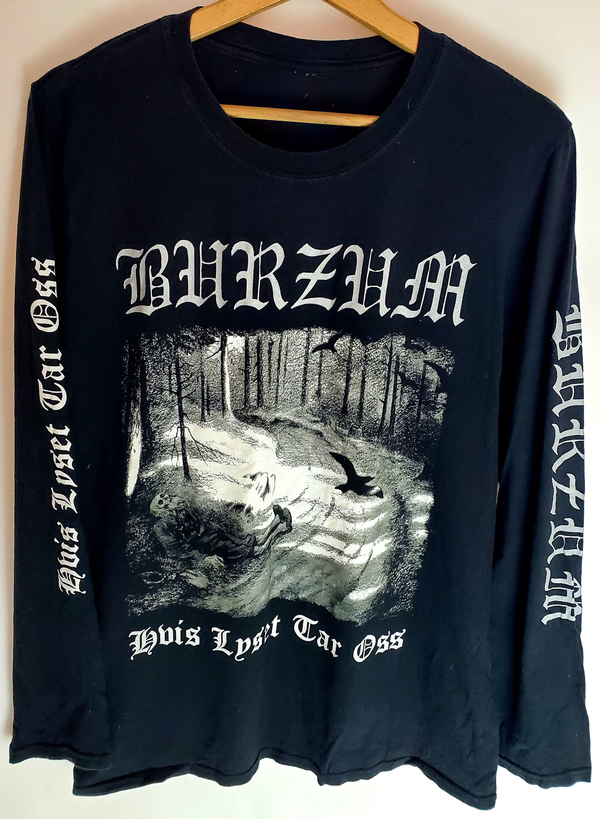 Band Tees Vintage Burzum Hvis Lyset Tar Oss Longsleeve size M Size US M / EU 48-50 / 2 - 1 Thumbnail