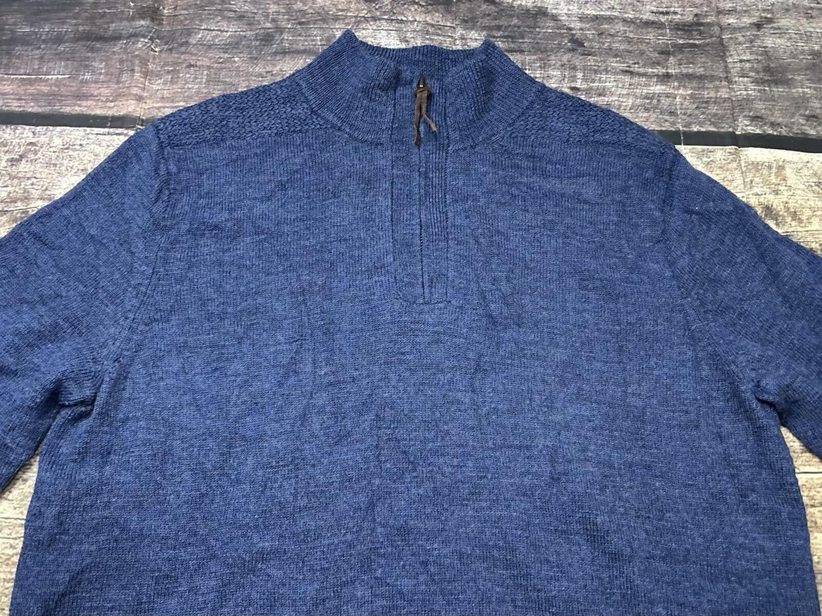 J.Crew J Crew Sweater Mens Large Merino Wool Suede Leather Patches Size US L / EU 52-54 / 3 - 4 Thumbnail