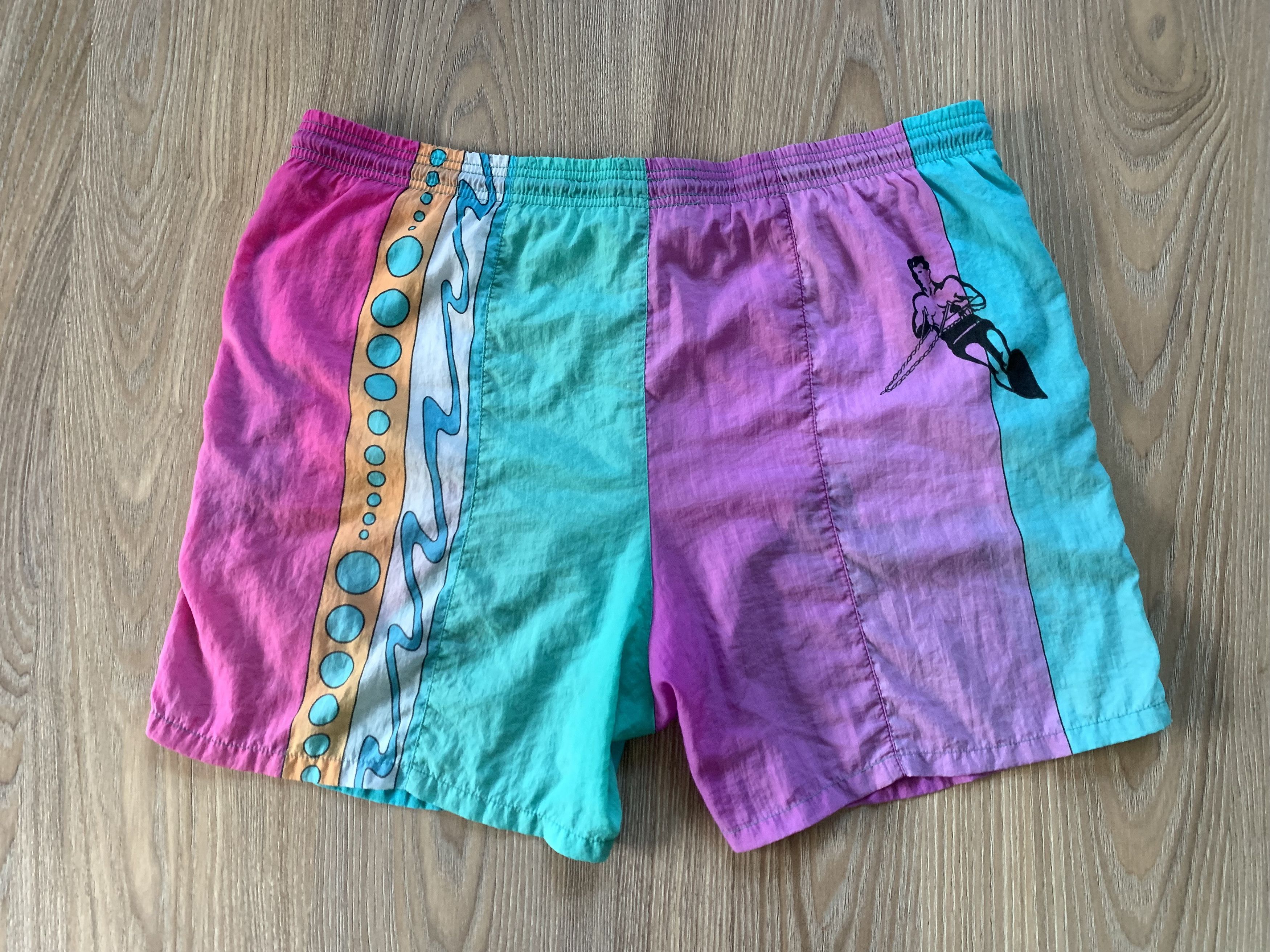 Vintage Playcrew Vintage Surf Beach Shorts Size US 32 / EU 48 - 7 Thumbnail