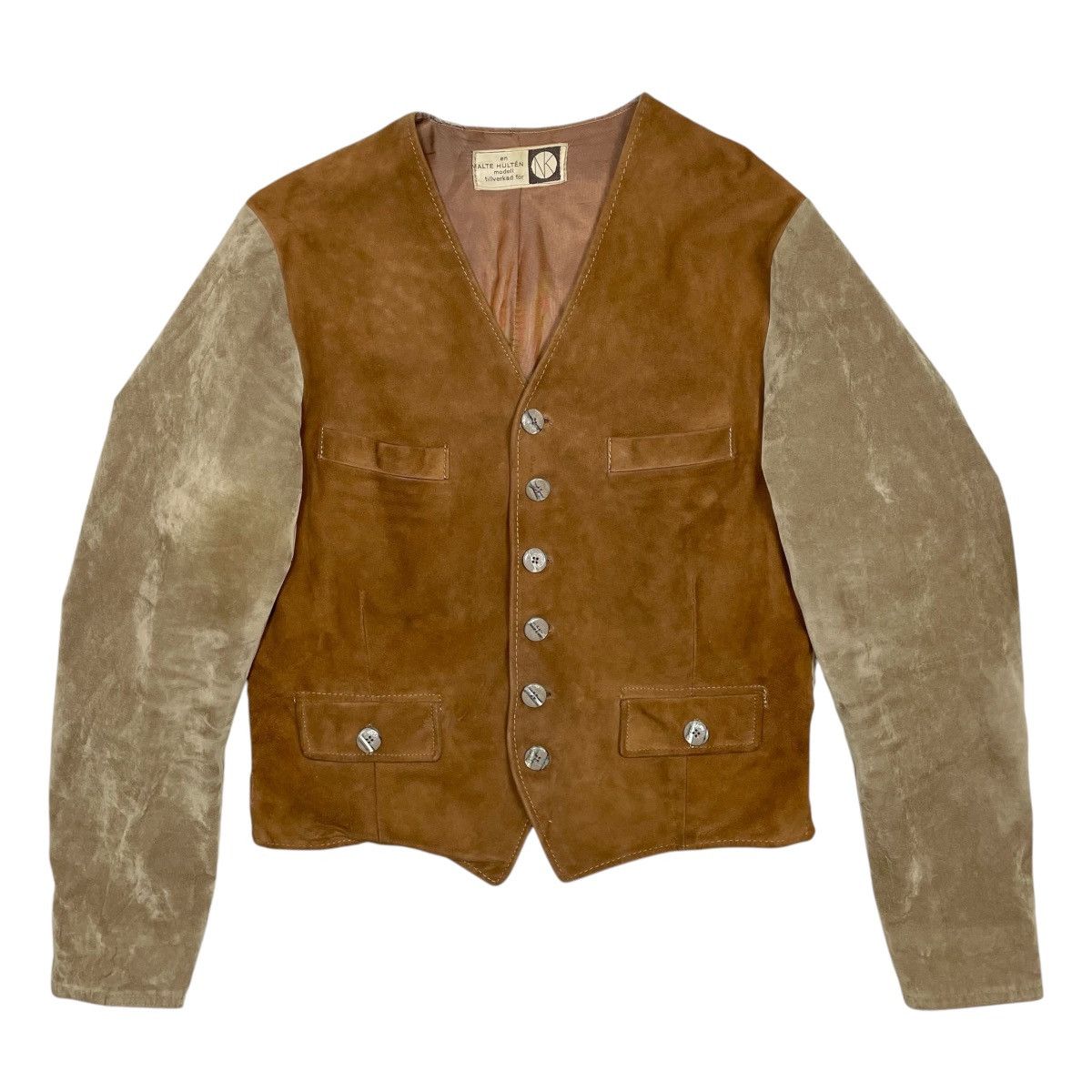 Vintage 1950s Gilet Jacket - S/M Size US S / EU 44-46 / 1 - 1 Thumbnail