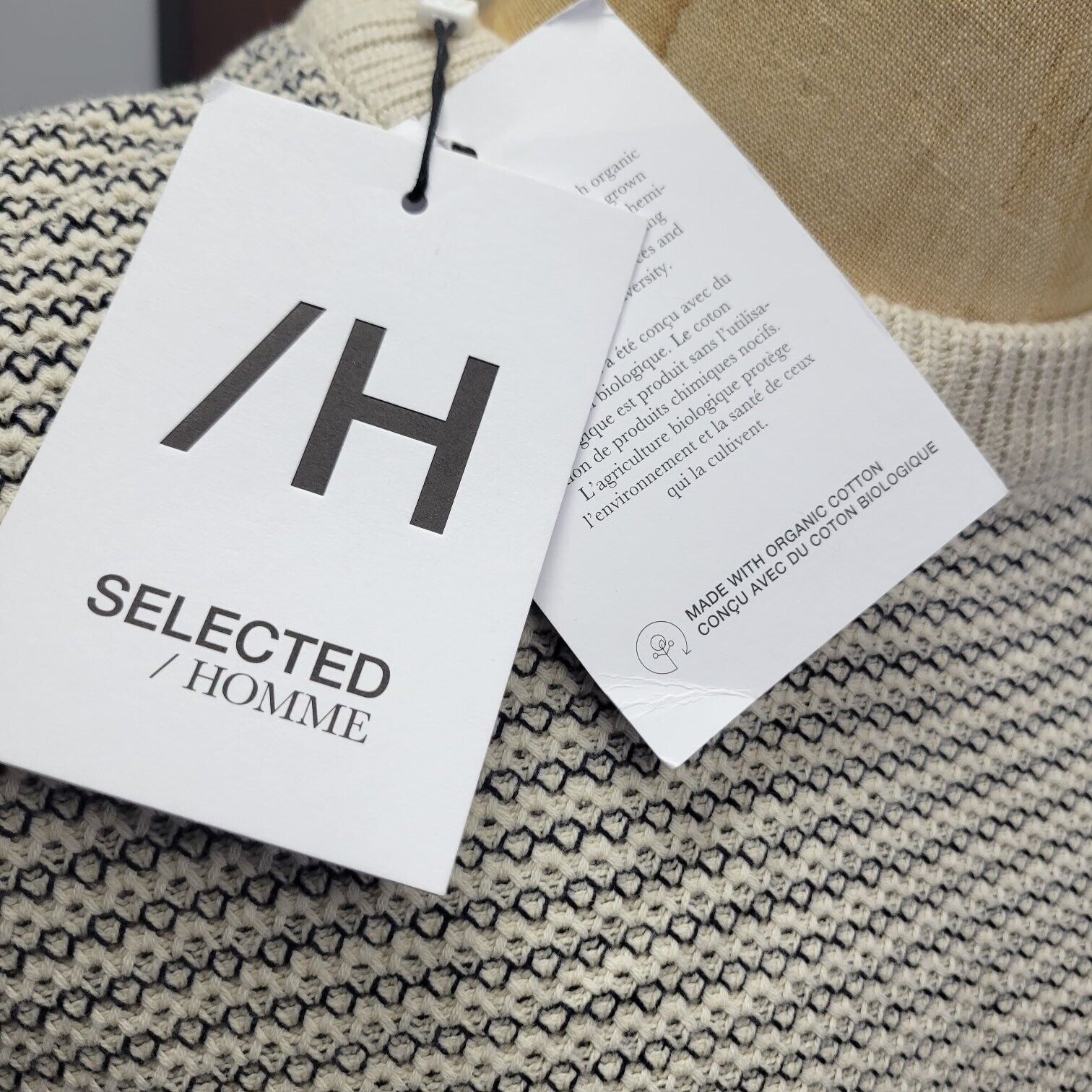 Selected Homme Selected Homme Cotton Acrylic Sweater Men's. Size XL. New Size US XL / EU 56 / 4 - 4 Thumbnail