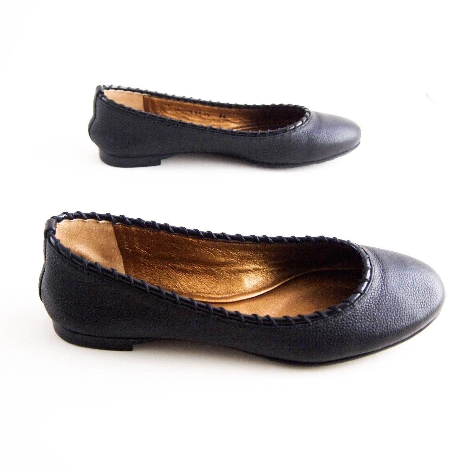 Bally Bally Merak Flats Black Leather Womens EU 36 US 5.5 $520 Size US 5.5 / IT 35.5 - 5 Thumbnail