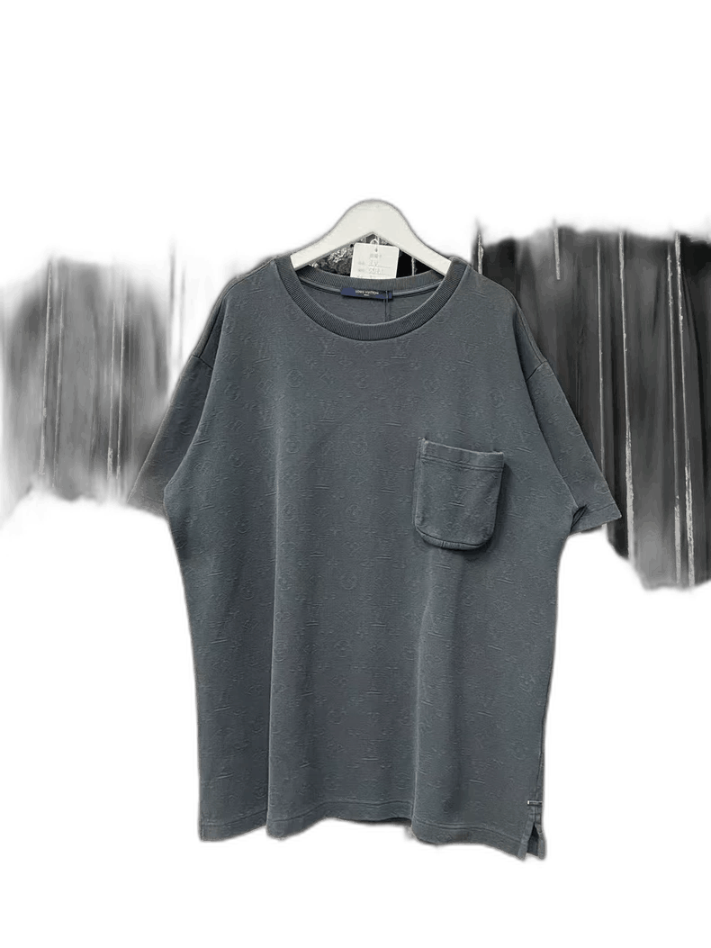 Louis Vuitton Louis Vuitton Gray Short Sleeve Pocket Shirt Size US L / EU 52-54 / 3 - 1 Thumbnail