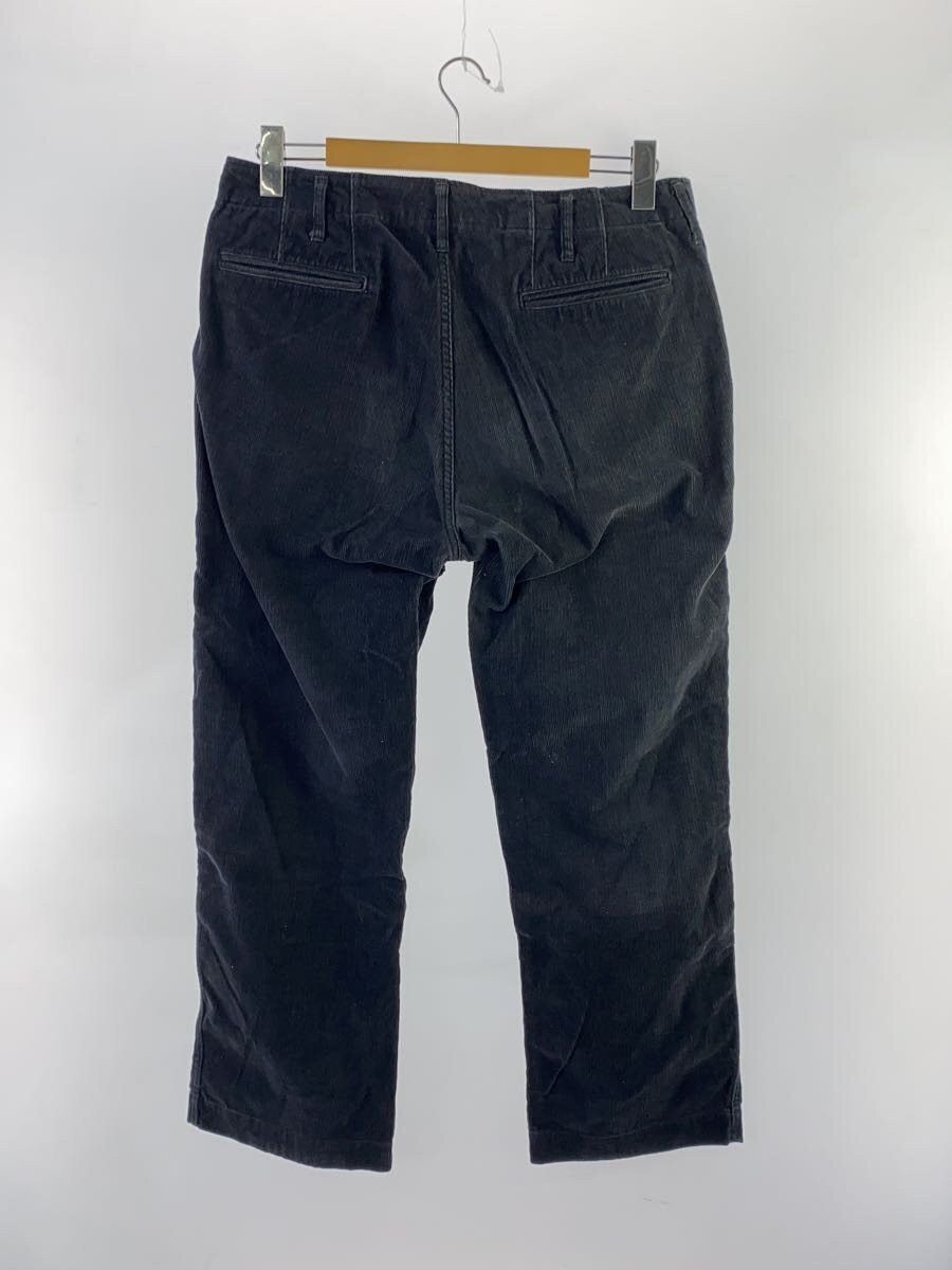 Gray Cotton Straight Pants