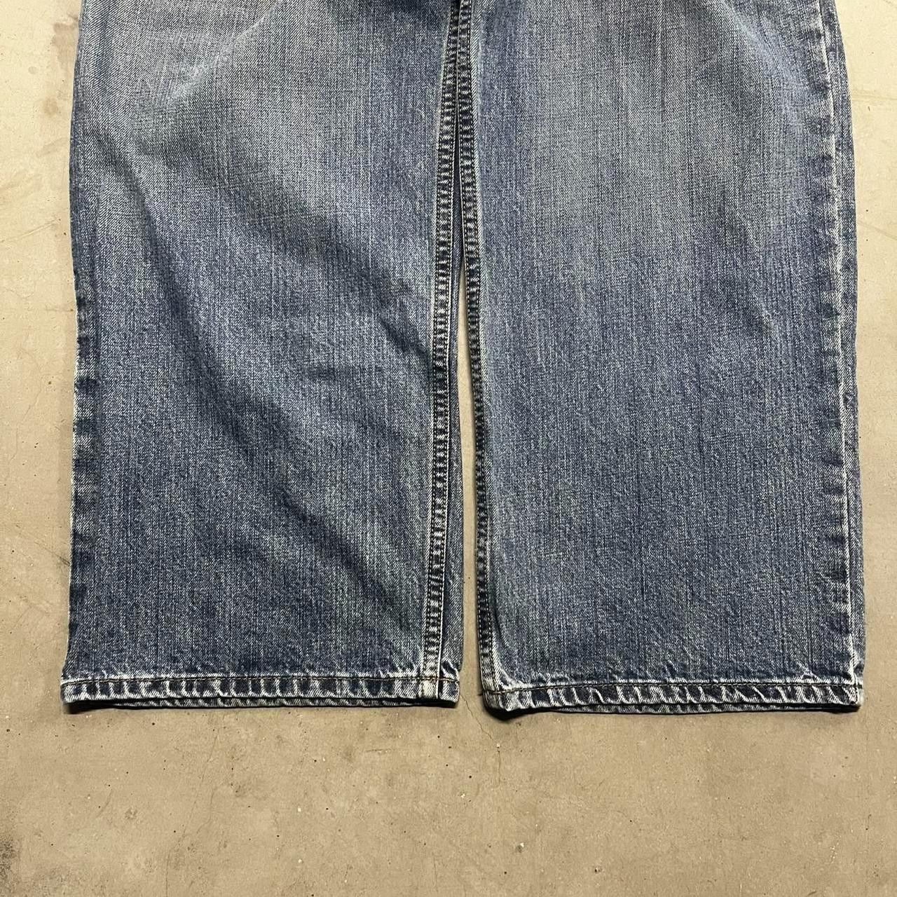 Vintage Crazy Vintage Y2K/2000s Super Baggy WideLeg Medium Blue Wash Denim Jeans! Size US 40 / EU 56 - 5 Thumbnail