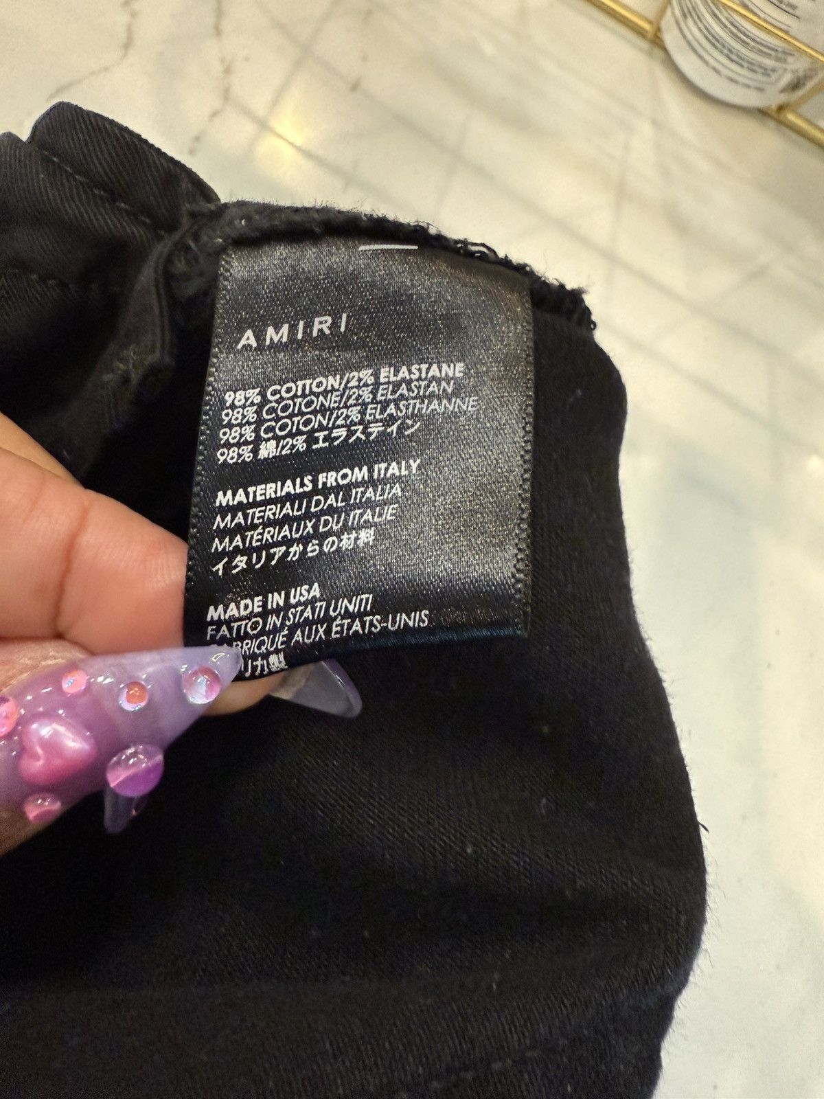 Amiri AMIRI Jeans, size 38 Size US 38 / EU 54 - 12 Thumbnail