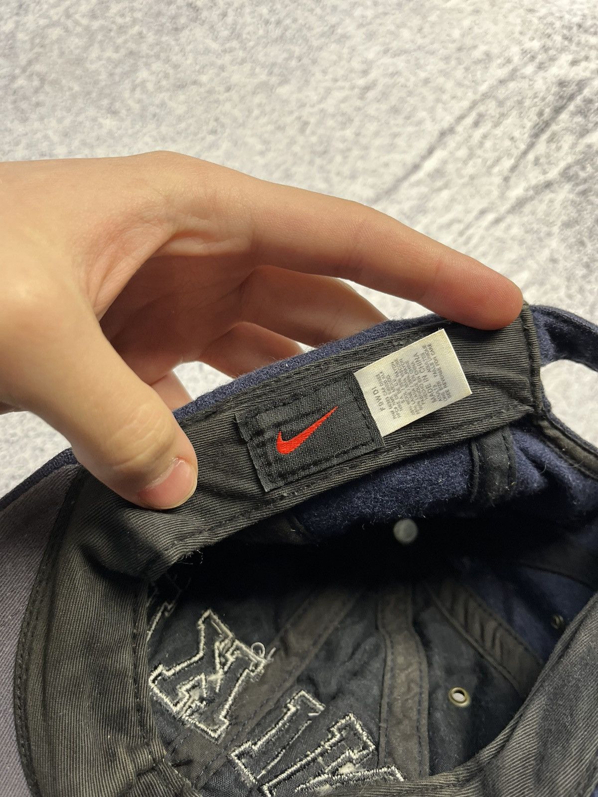 Nike Vintage Nike Distressed Cap Y2K Swoosh One Size Size ONE SIZE - 13 Thumbnail