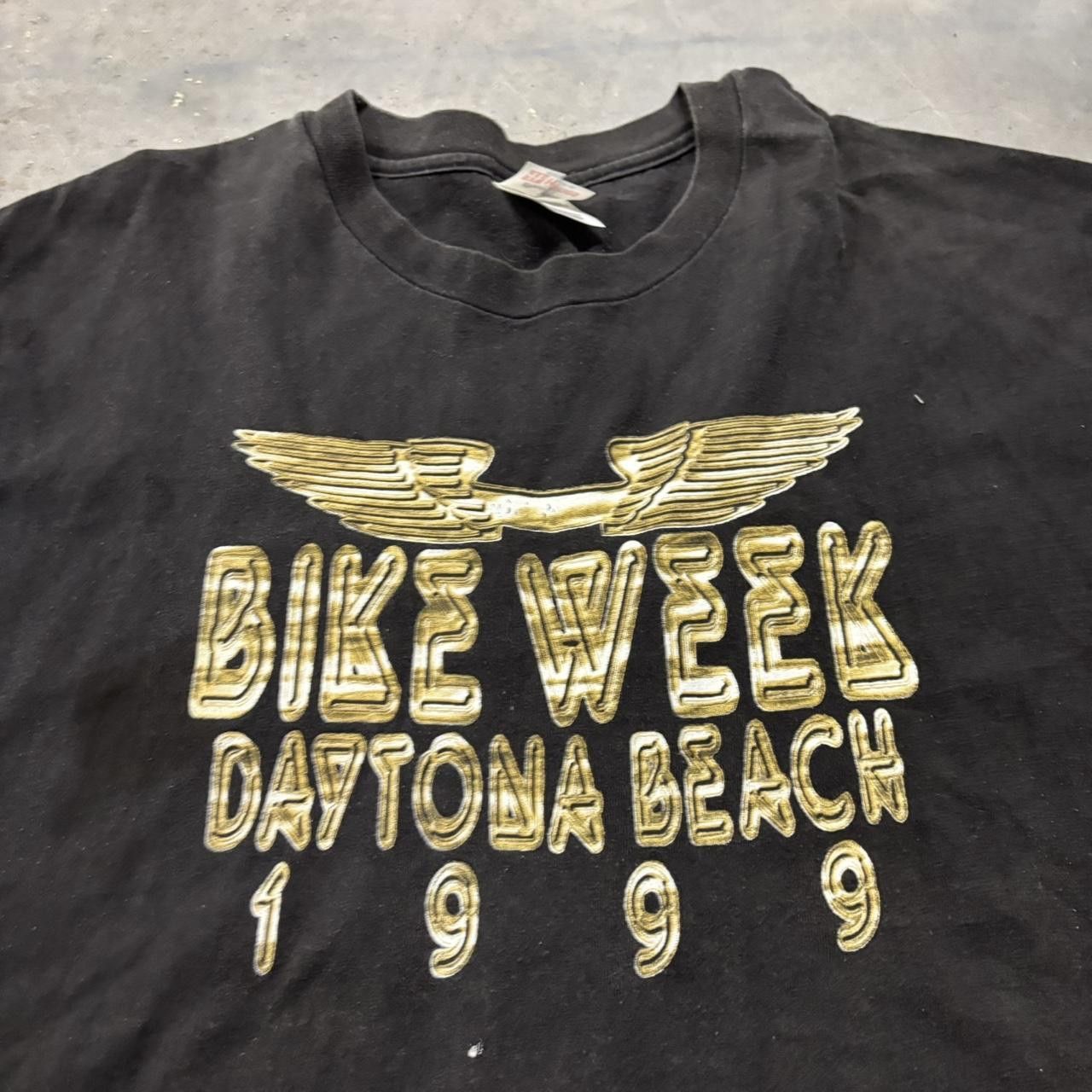 Japanese Brand × Vintage Crazy Vintage 90s Bike Week Daytona Beach 1999 Graphic Tee! Size US XL / EU 56 / 4 - 2 Thumbnail
