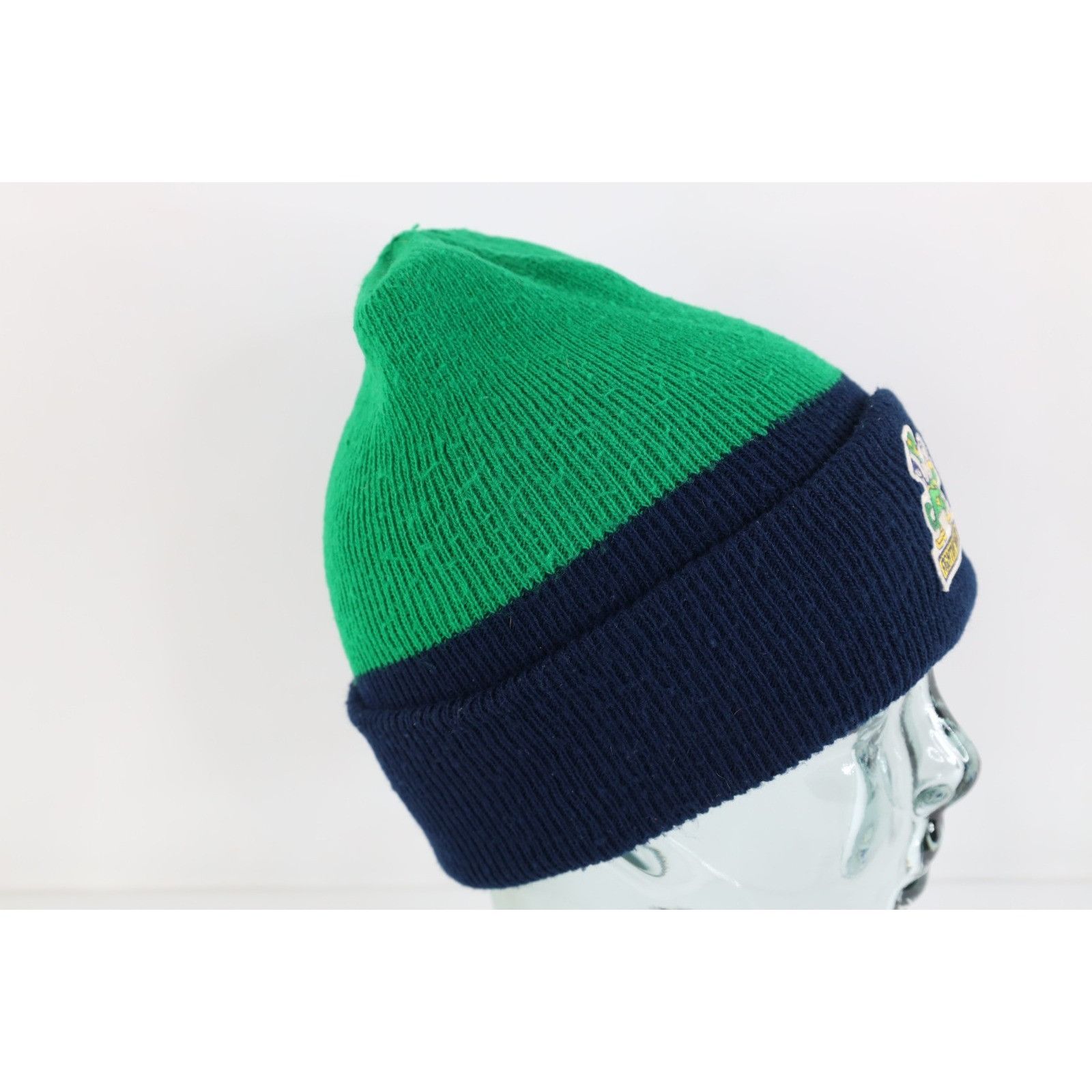 Vintage Vintage 90s Notre Dame University Winter Beanie Hat Size ONE SIZE - 6 Thumbnail