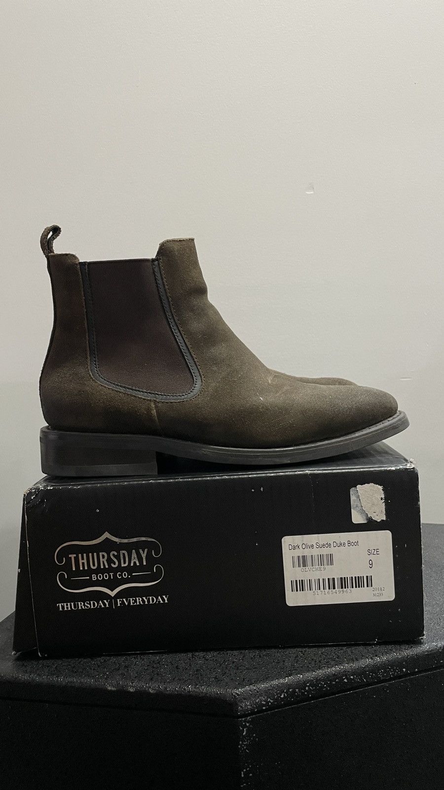 Dark Brown Suede Chelesea Boot