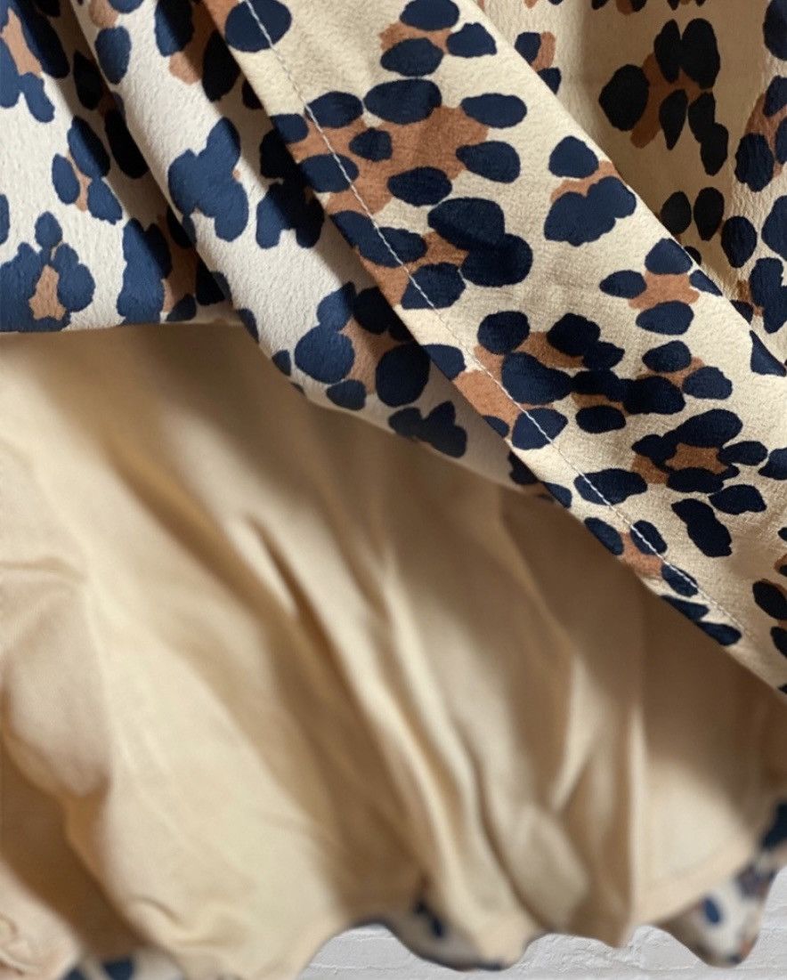 Other Q&A 3/4 SLEEVE LEOPARD ANIMAL PRINT DRESS Size M / US 6-8 / IT 42-44 - 4 Thumbnail