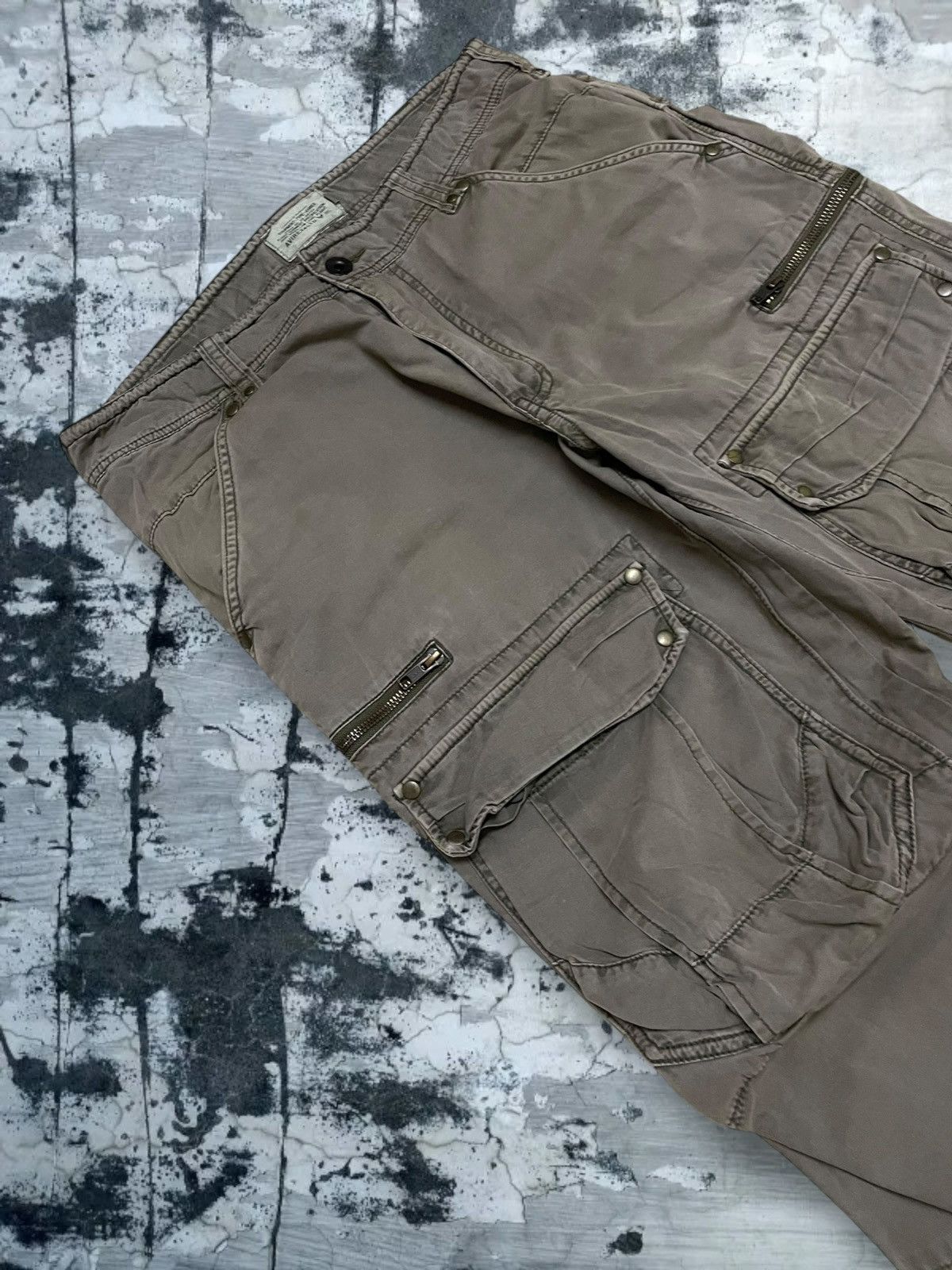 Avirex Vintage Designer Avirex Flight Garment Cargo Tactical Pant Size US 33 - 8 Thumbnail