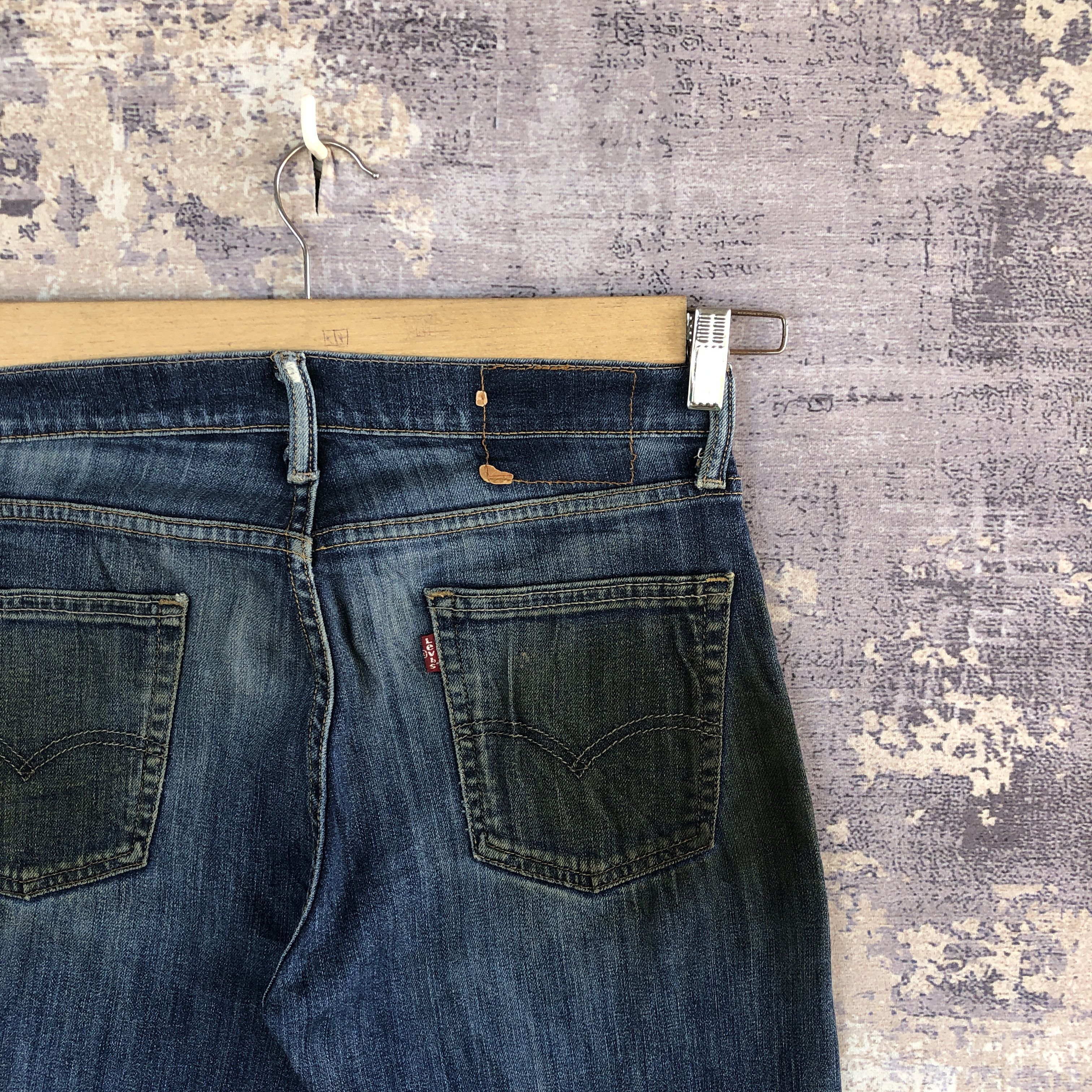 Levi's Vintage Levis Dirty Jeans Levi's 513 Faded Stonewash Denim Size US 30 / EU 46 - 5 Thumbnail