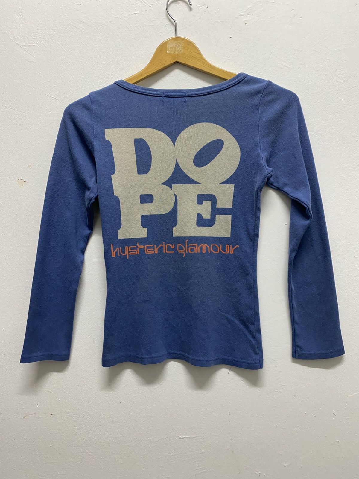 Hysteric Glamour Vintage 90s Hysteric Glamour Dope Faded Tee Size XXS / US 00 / IT 34 - 5 Thumbnail