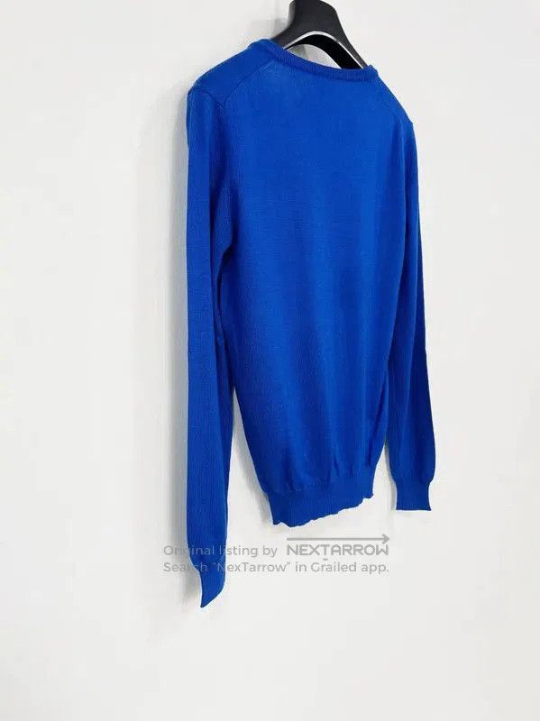 Moschino Moschino Men's Blue Wool Long Sleeve Sweater . Size US XS / EU 42 / 0 - 6 Thumbnail