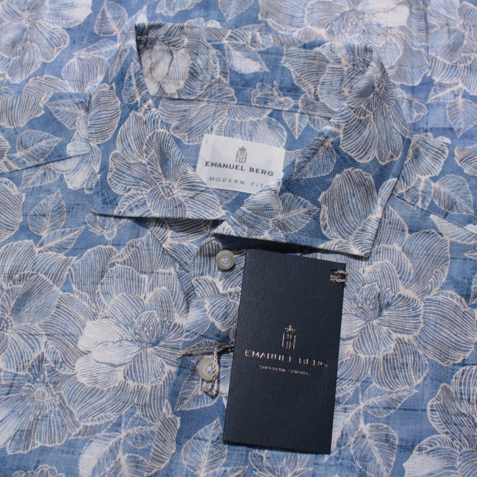 Other Emanuel Berg New with tags Shirt Size L US In Blue Size US L / EU 52-54 / 3 - 1 Thumbnail
