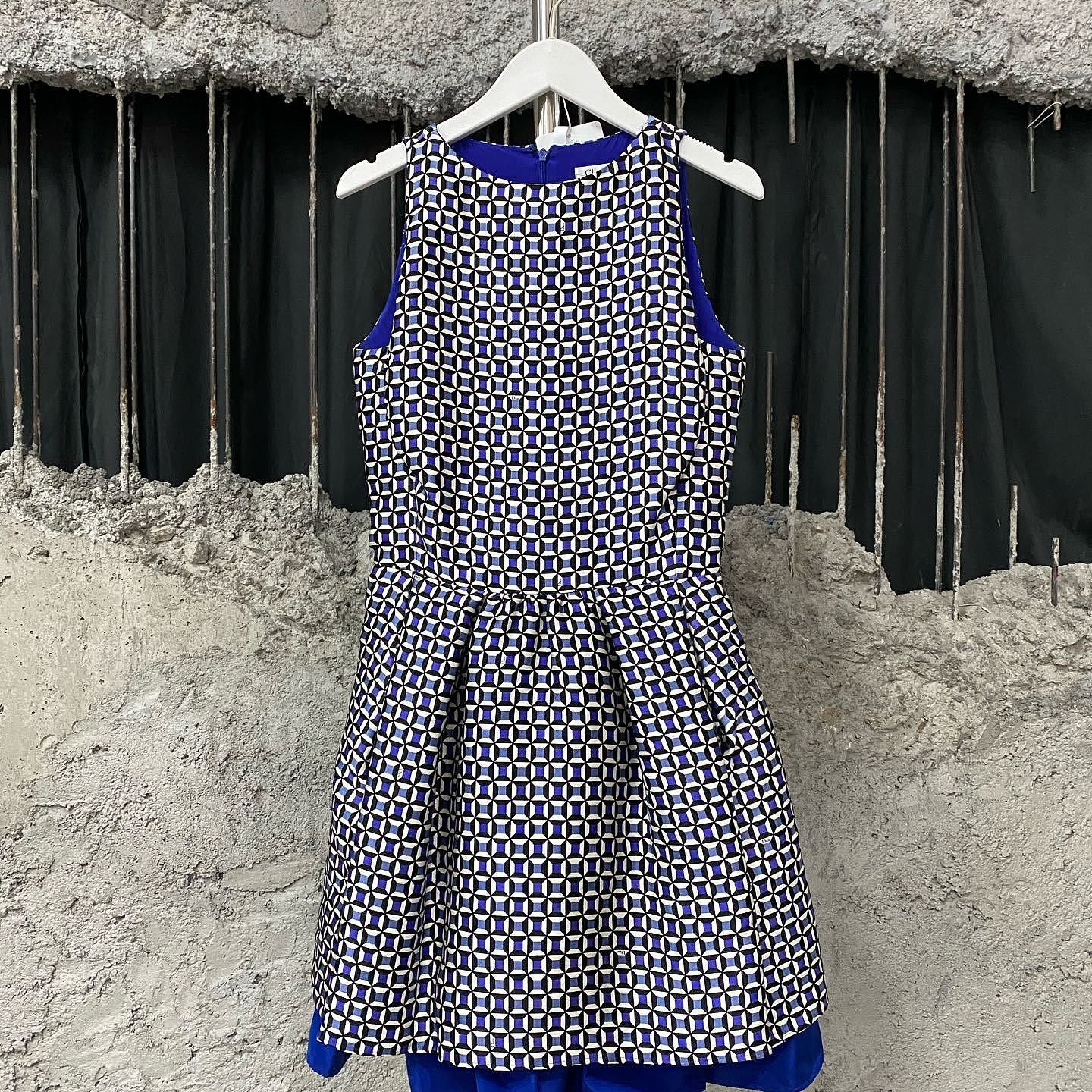 Dior Dior Geometric Print Mini Dress Size 36 Size XS / US 0-2 / IT 36-38 - 1 Thumbnail