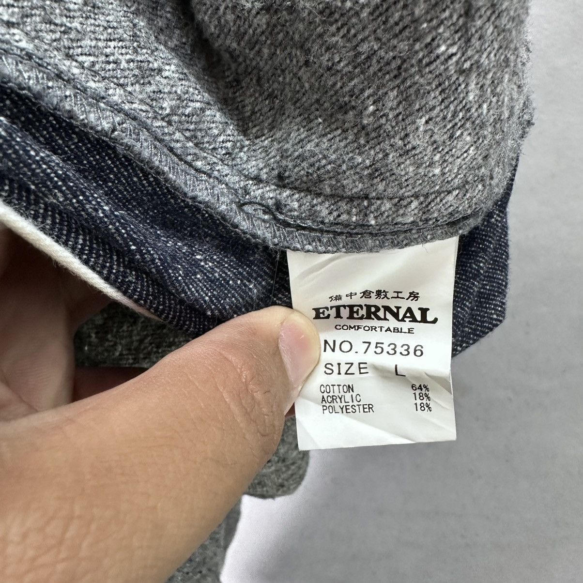 Eternal Vintage Eternal Japan Sweatpants Grey Cotton Blend Size US 34 / EU 50 - 7 Thumbnail
