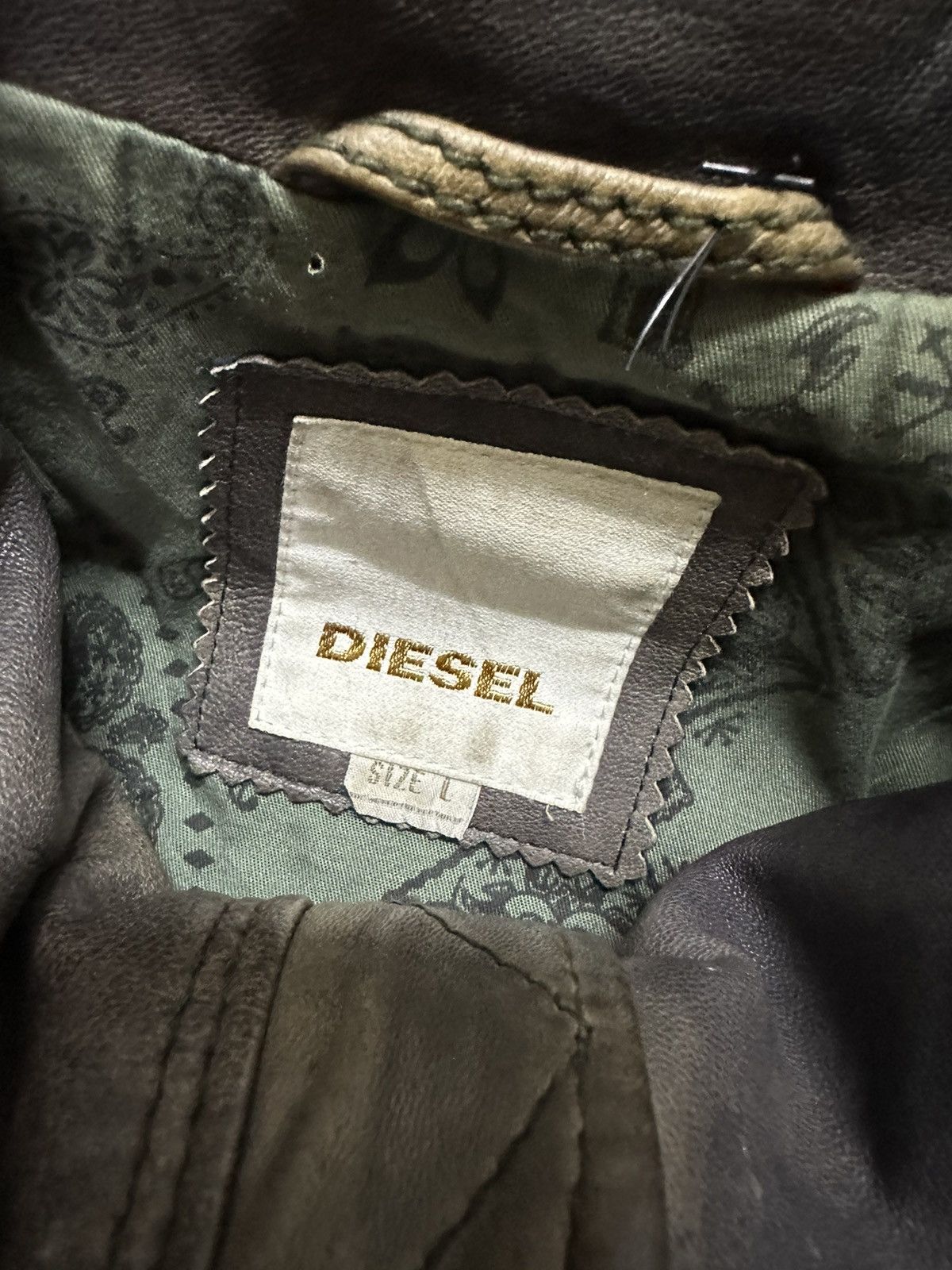 Diesel Diesel leather jacket Size US L / EU 52-54 / 3 - 3 Thumbnail