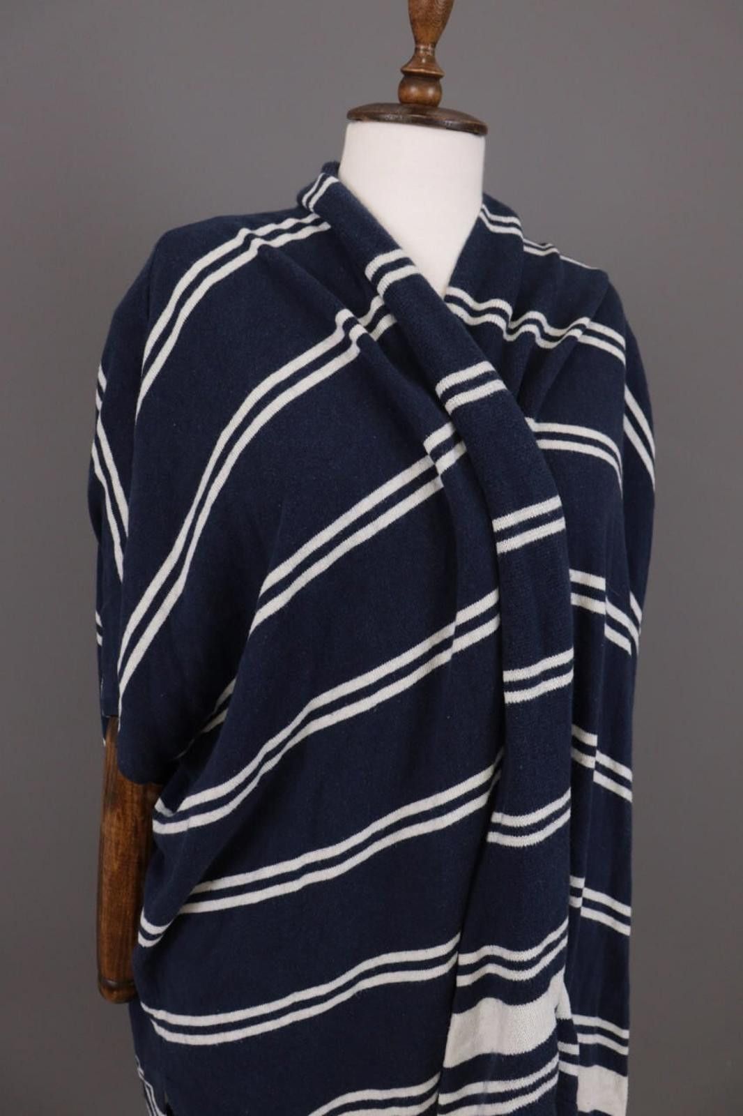 Lauren Ralph Lauren Lauren Ralph Lauren Blue Striped Silk Sweater Size S Size S / US 4 / IT 40 - 5 Thumbnail
