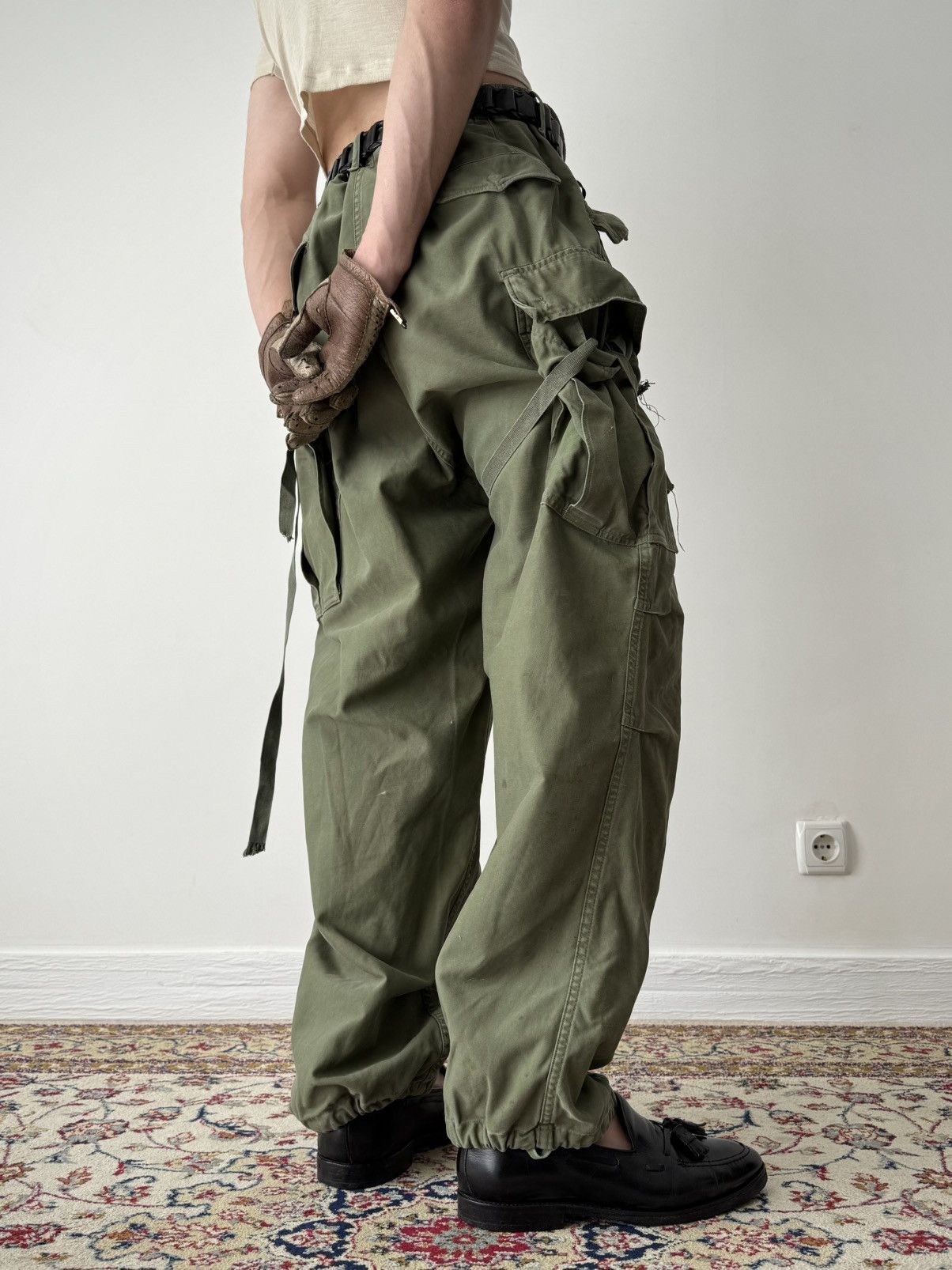 Japanese Brand Original US Army M51 Korean War Era Field Pants With Lined Size US 34 / EU 50 - 3 Thumbnail