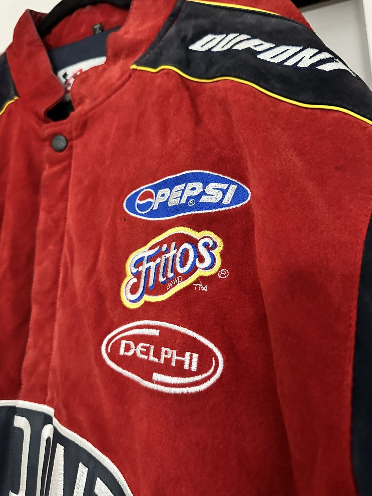 DuPont Vintage NASCAR Jeff Gordon Dupont Racing Jacket Size US XXL / EU 58 / 5 - 3 Thumbnail