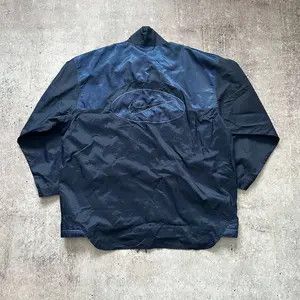 Nike Nike Big Swoosh Logo 90s Nylon Light Track Jacket Vintage Size US XL / EU 56 / 4 - 9 Thumbnail