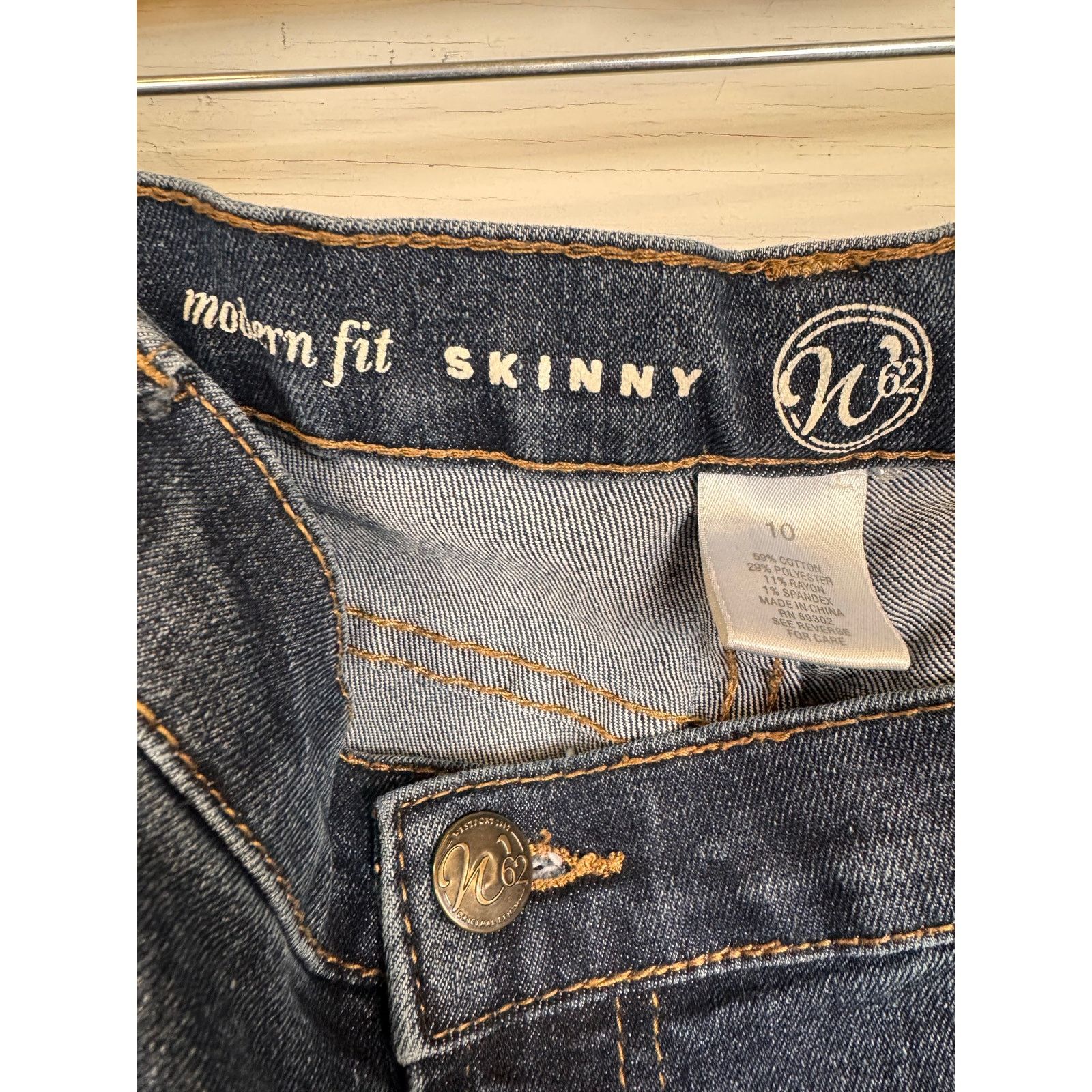 Other W62 Skinny Jeans Women's Size 10 Size 32" / US 10 / IT 46 - 3 Thumbnail