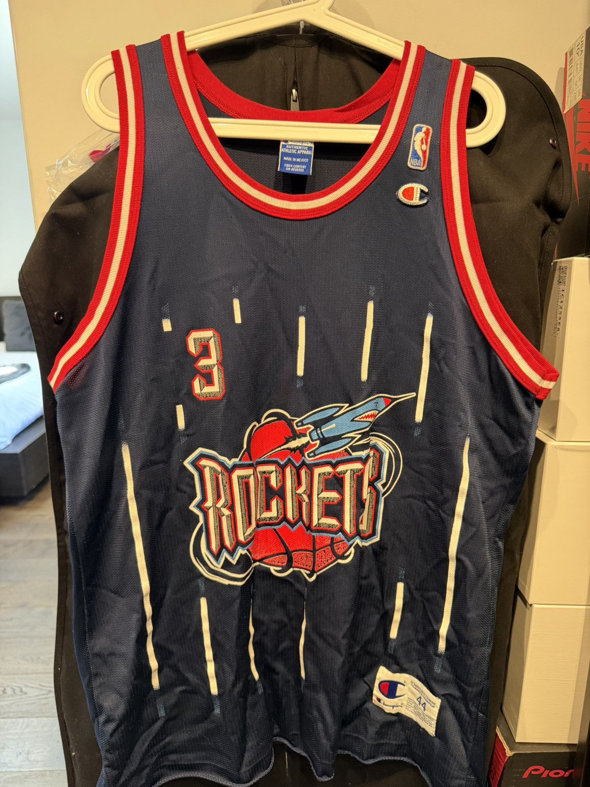 Champion Steve Francis Rockets Jersey Size US L / EU 52-54 / 3 - 1 Thumbnail