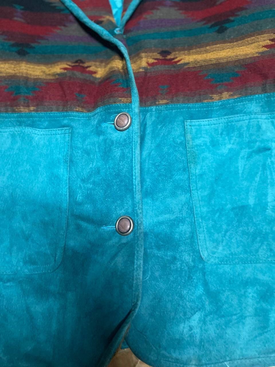 Genuine Leather JAPANESE CITY ELEGANCE NAVAJO LEATHER JACKET Size M / US 6-8 / IT 42-44 - 4 Thumbnail