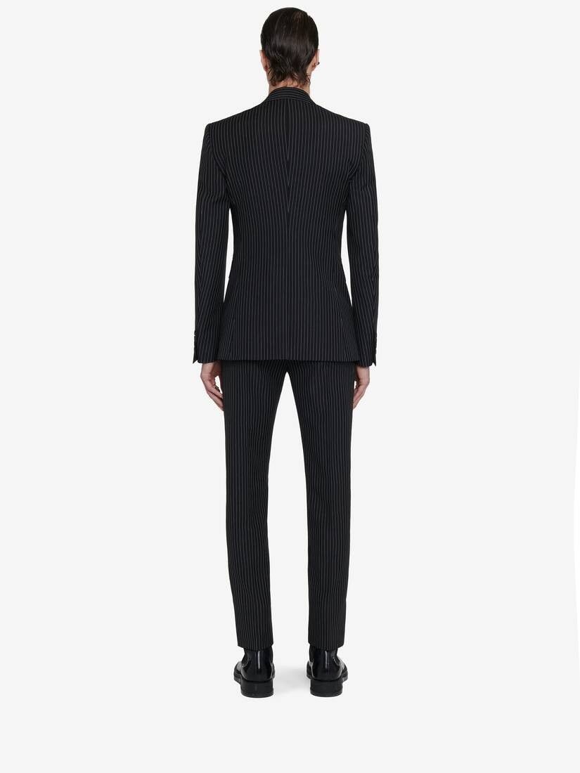 Alexander McQueen o1w1db10925 Reverse Lapel Single-Breasted Jacket in Black Size US M / EU 48-50 / 2 - 3 Thumbnail