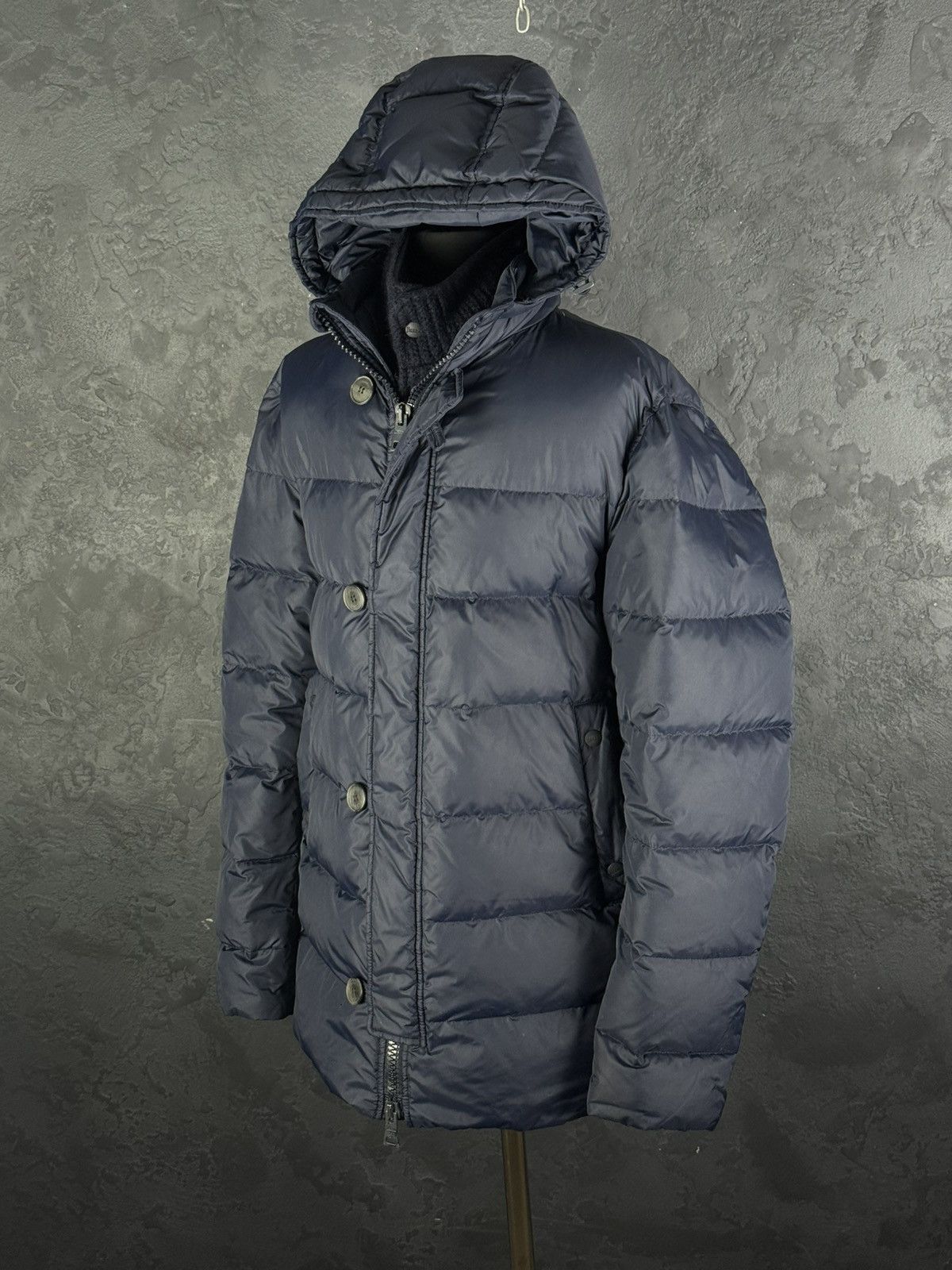 Herno HERNO Mens Polar-Tech Jacket Down Puffer Dark Blue 50 Size US M / EU 48-50 / 2 - 8 Thumbnail