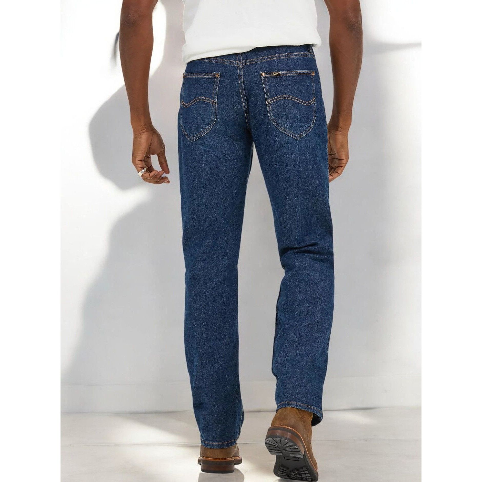 Lee Lee Mens Legendary Relaxed Straight Leg Jeans NEW 34 Size US 34 / EU 50 - 7 Thumbnail