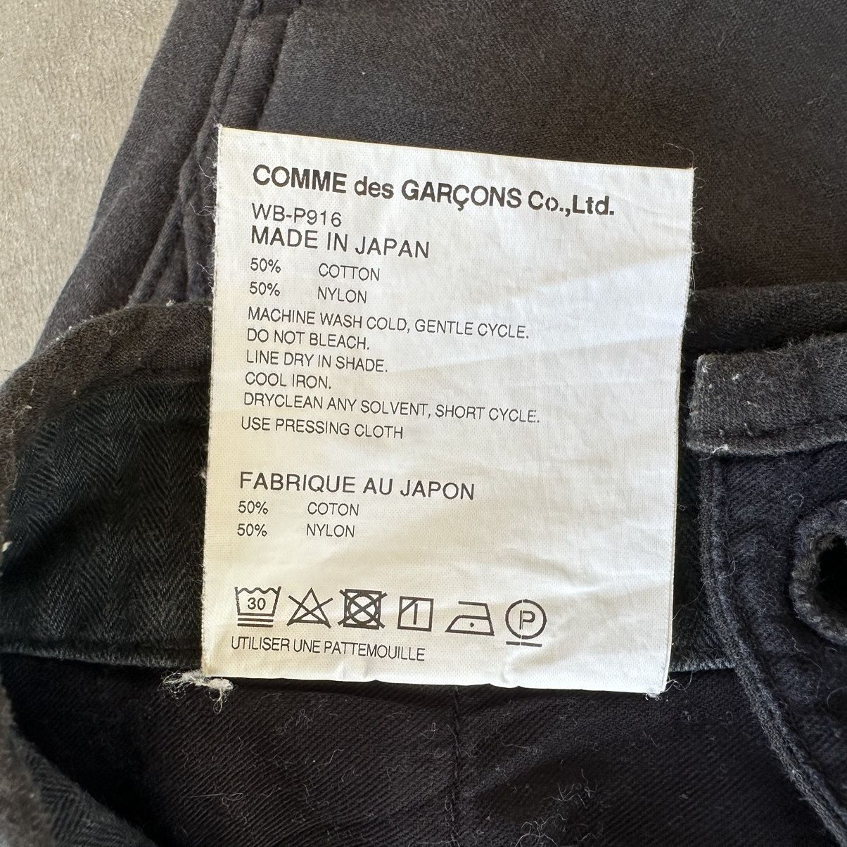Comme des Garcons AD 2018 🔥 Junya Watanabe Comme Des Garcon BLACK Cargo Pants Size US 31 - 9 Thumbnail