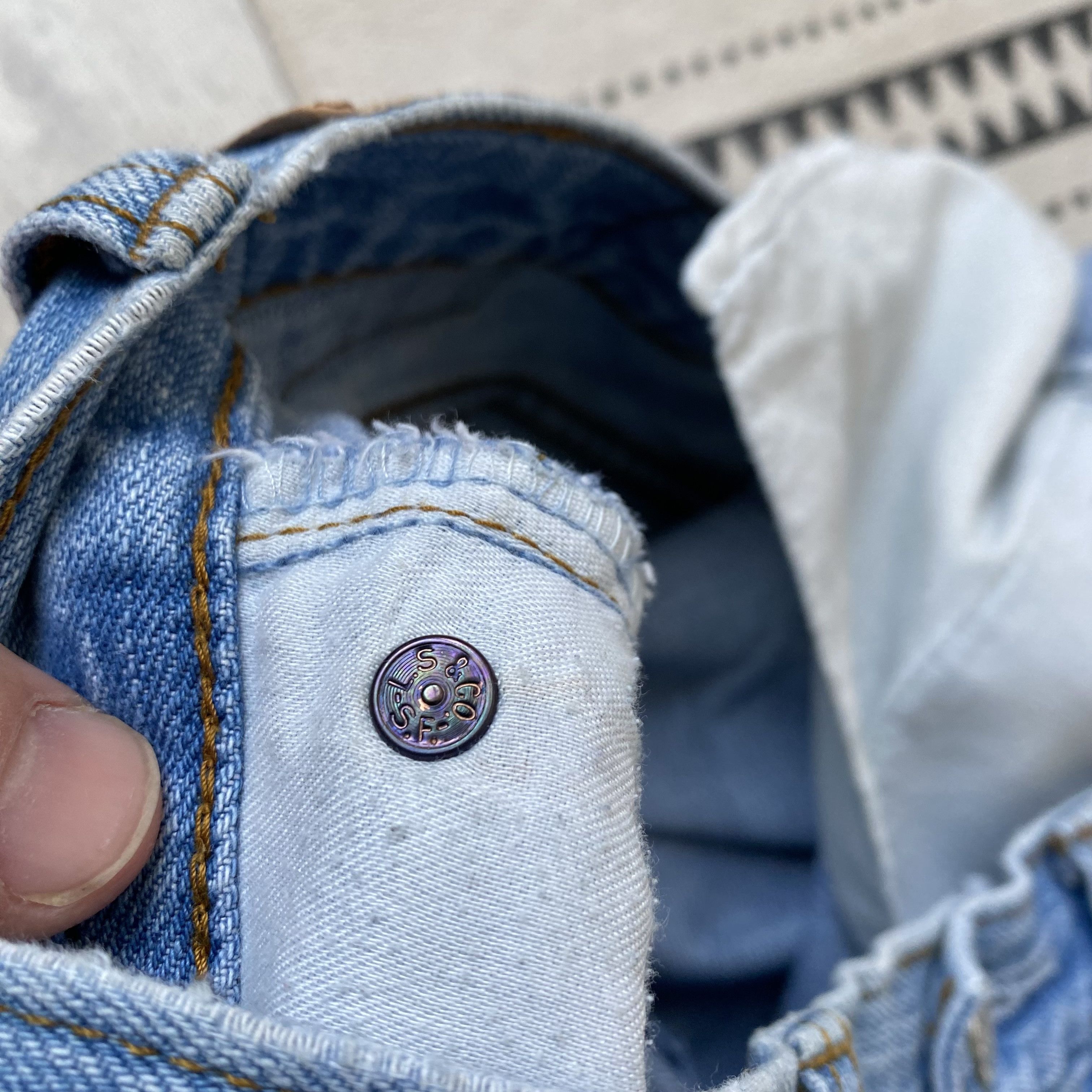 Levi's Vintage 90s Levi's 751 Washed Blue Denim Jeans 32x34 Y2K Usa Size US 32 / EU 48 - 8 Thumbnail