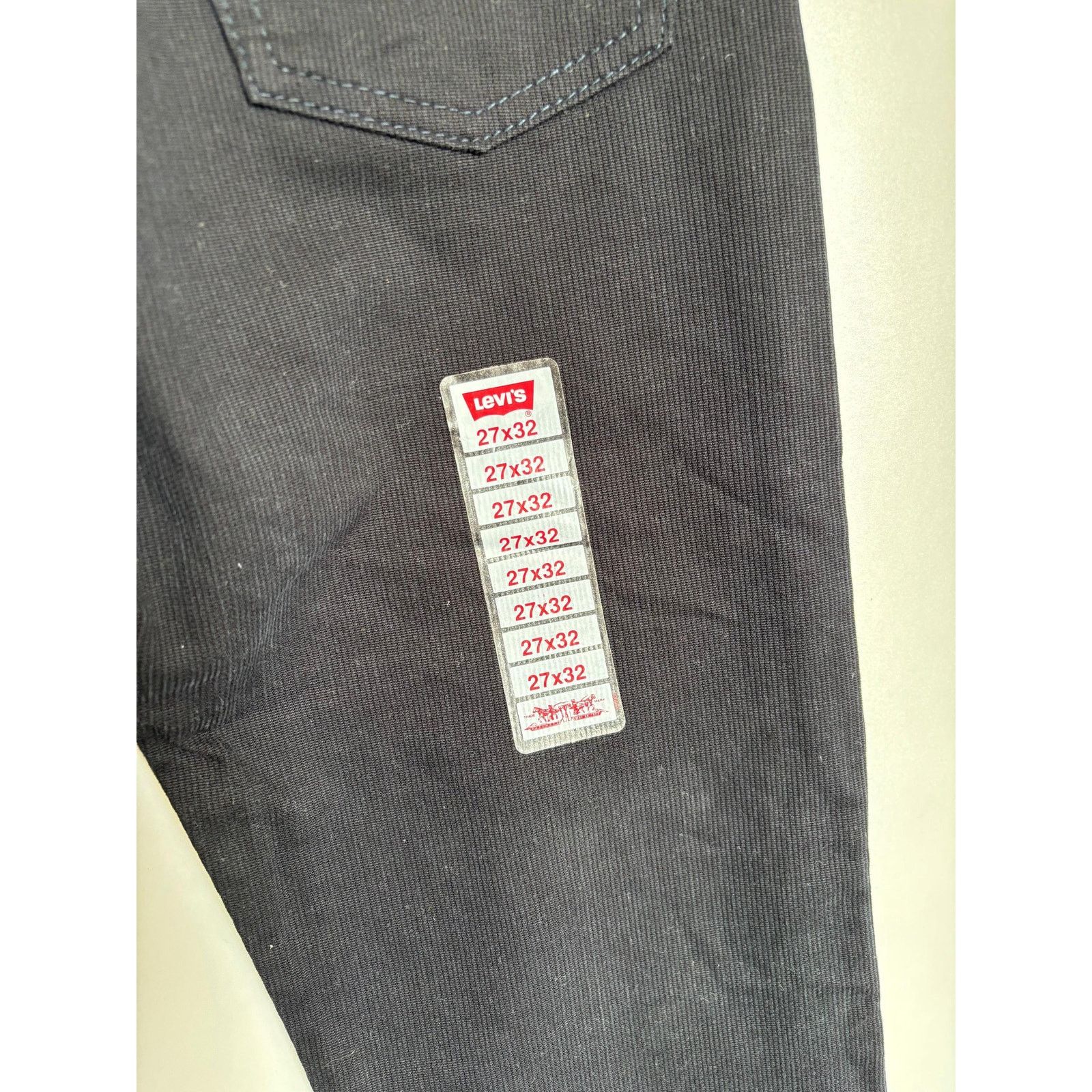 Levi's Deadstock Levi’s 501 W27 L32 Black Corduroy USA Made 90s Size US 27 - 6 Thumbnail