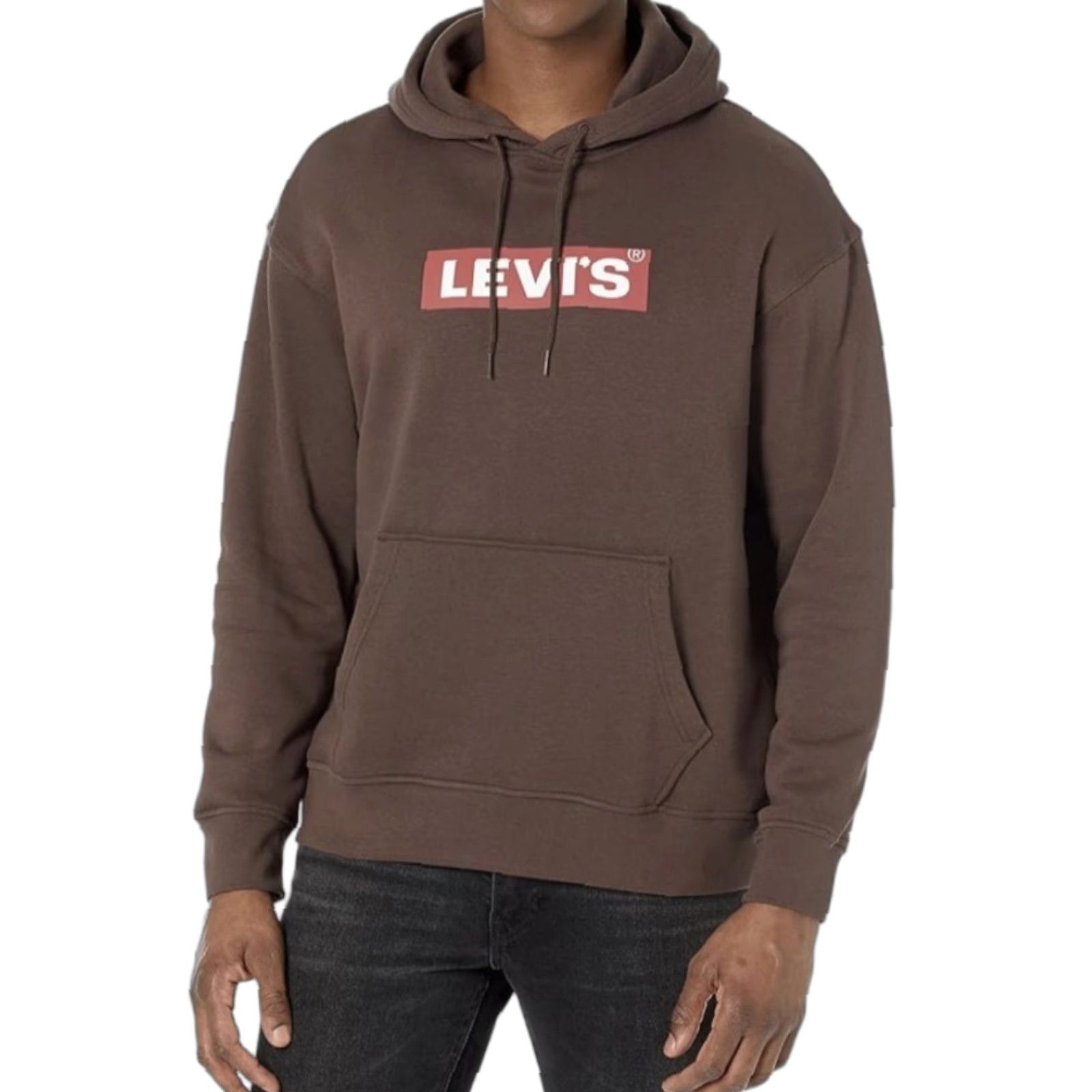 Levi's Levi's NWT Men's Extra Small Relaxed Graphic Hoodie Hot Fudge Brown Size US XS / EU 42 / 0 - 1 Thumbnail