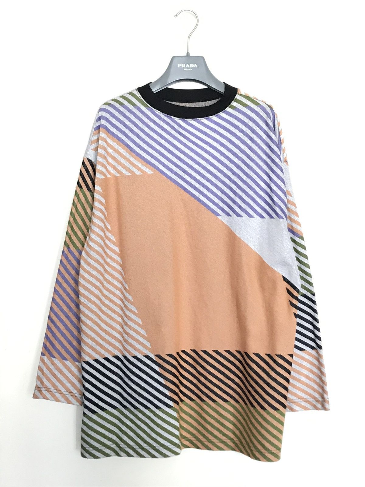 N. Hoolywood colourblock striped long sleeve tee