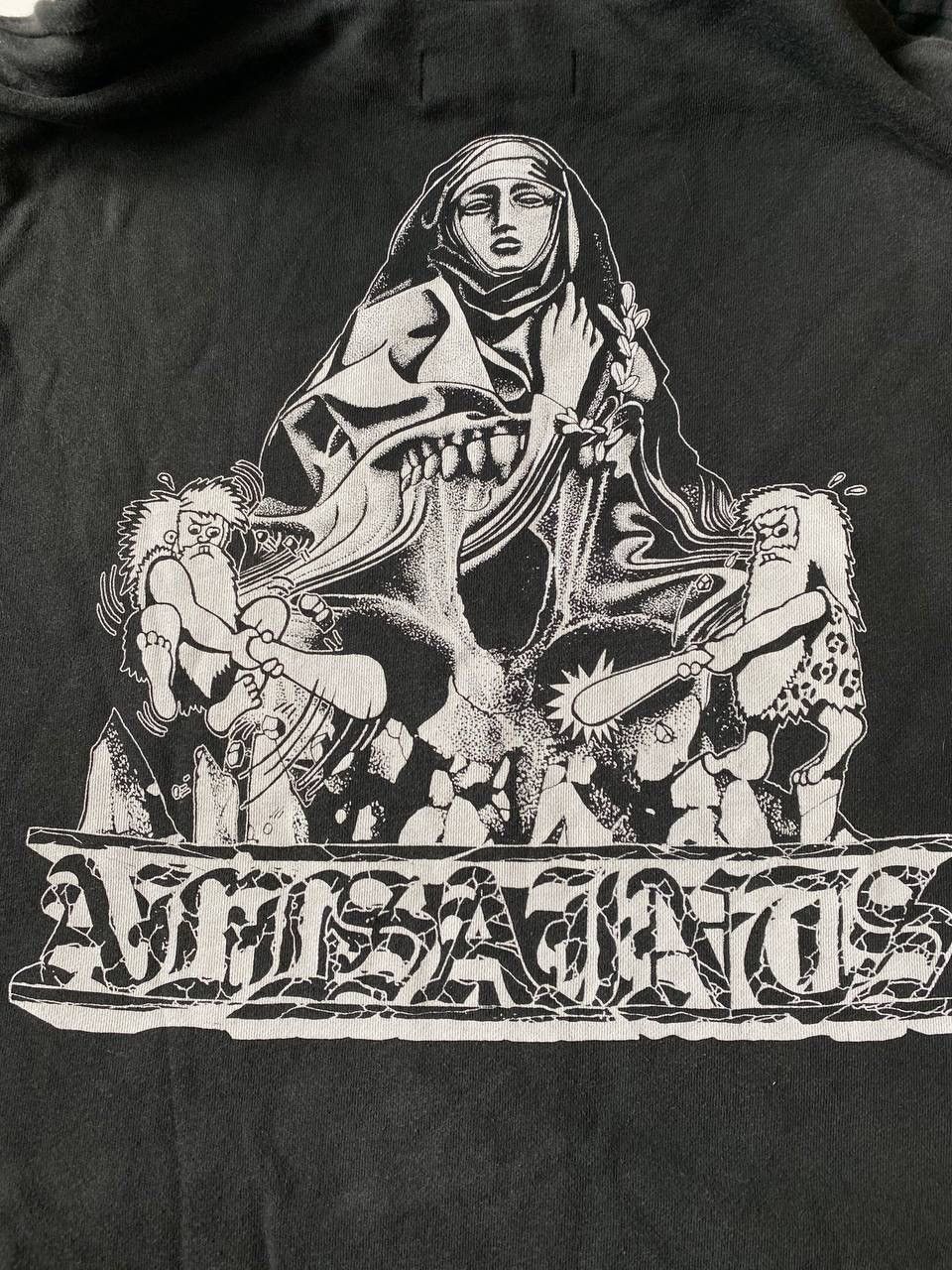 Allsaints Vintage Allsaints Big logo Hoodie size XL Size US XL / EU 56 / 4 - 9 Thumbnail