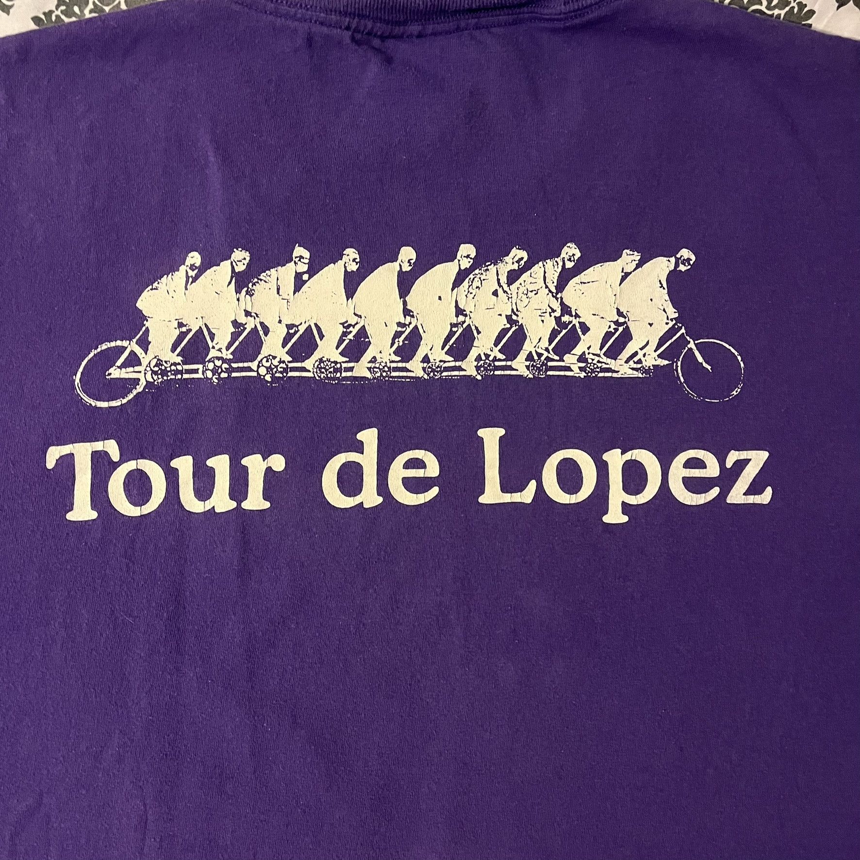 Vintage Vintage 90s Lopez Bicycle Works Single Stitched Graphic Tee Size US XL / EU 56 / 4 - 5 Thumbnail